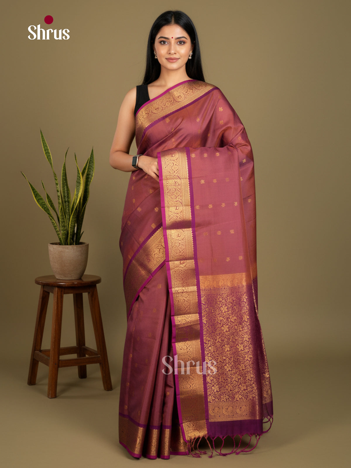 Softsilk-halfpure Saree - EDS04070 - Shop on Shrus.com