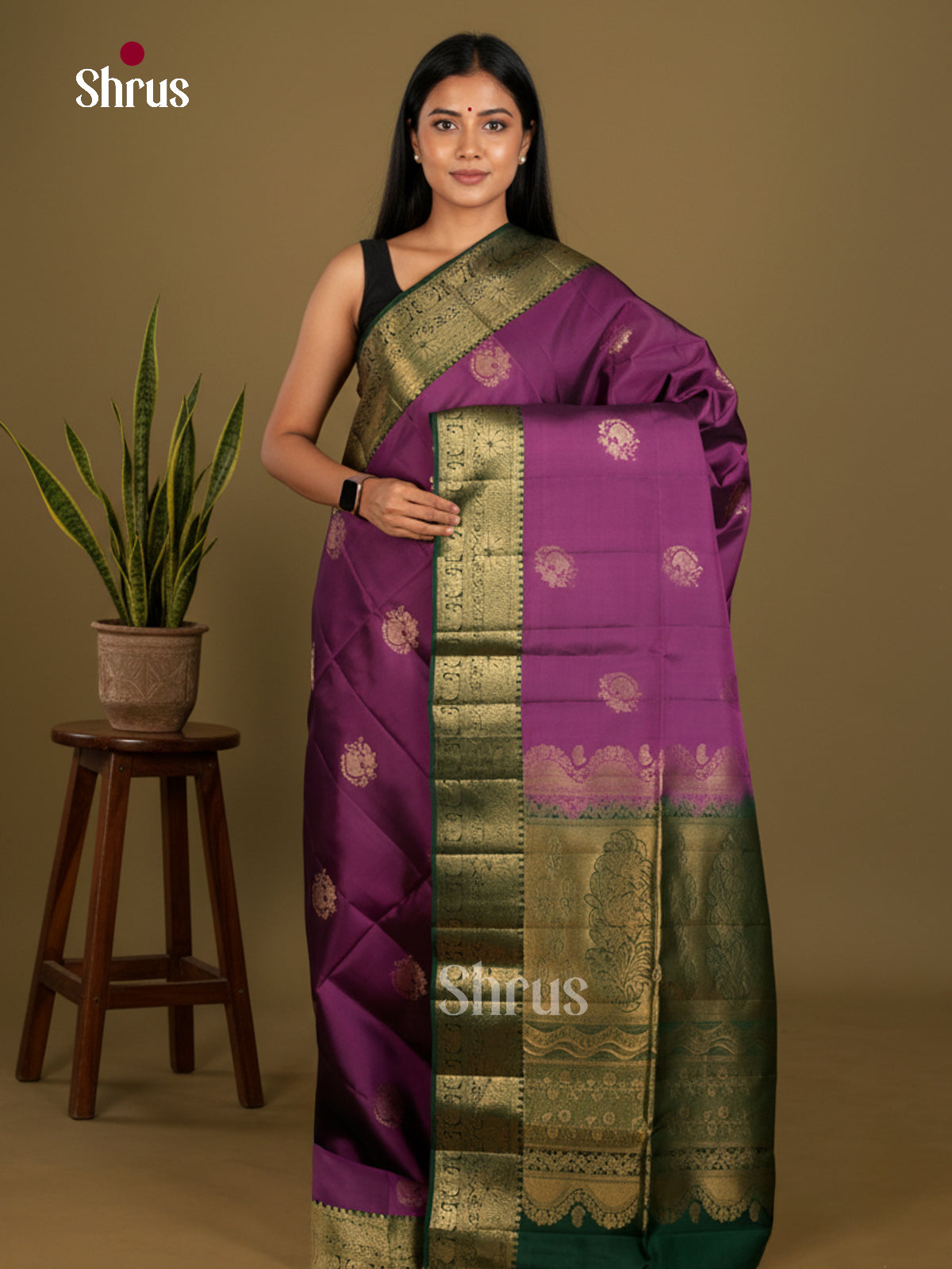 Softsilk-halfpure Saree - EDS04073 - Shop on Shrus.com