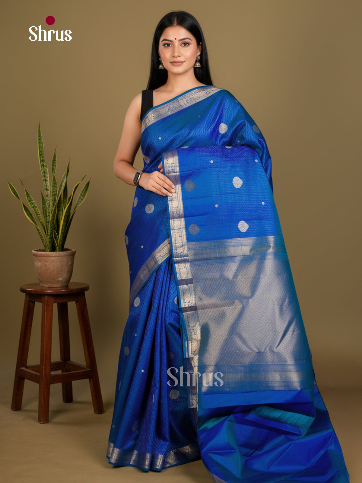 Kanchipuram silk Saree - EDS04101 - Shop on Shrus.com