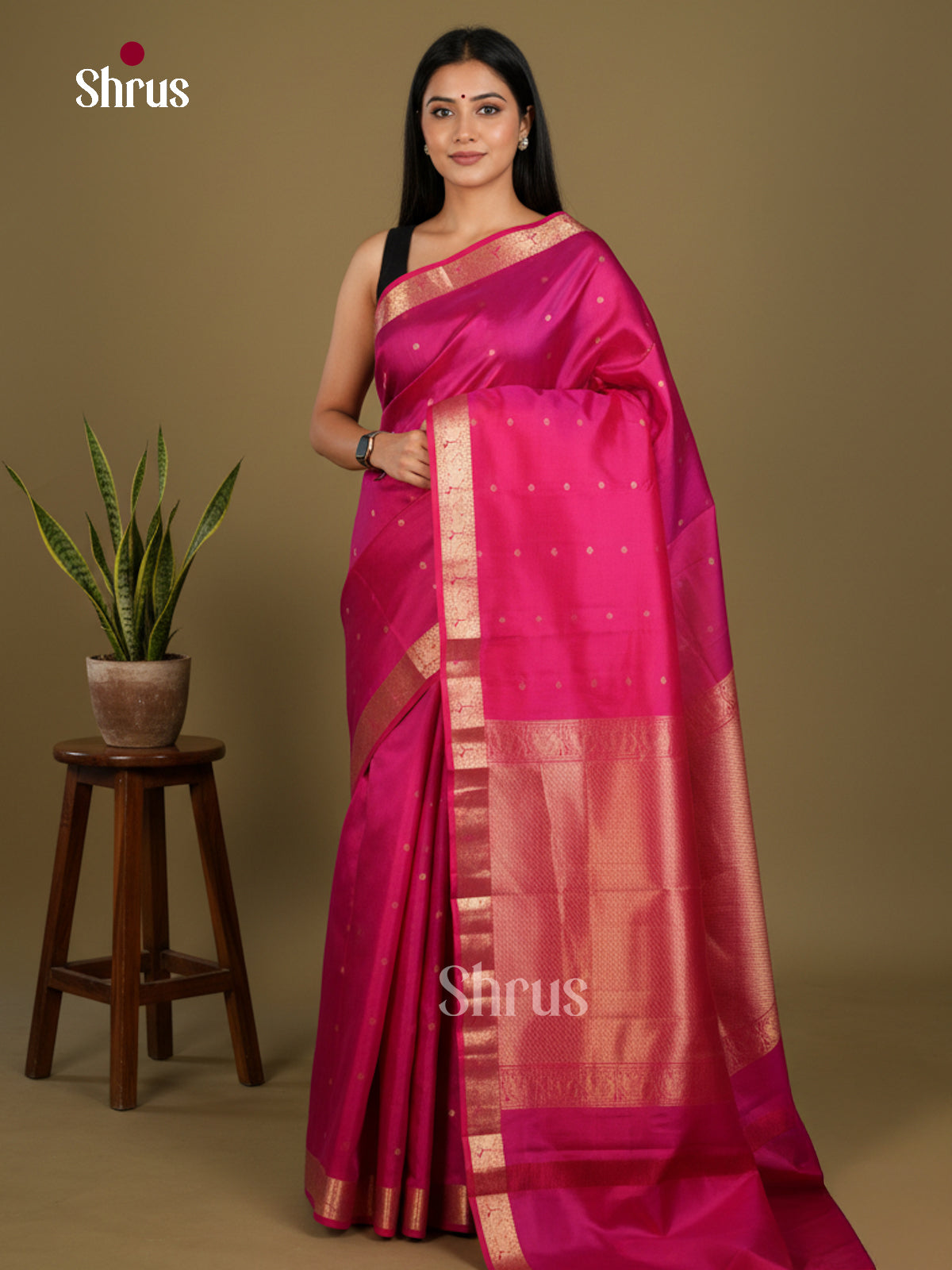 Kanchipuram silk Saree - EDS04126 - Shop on Shrus.com