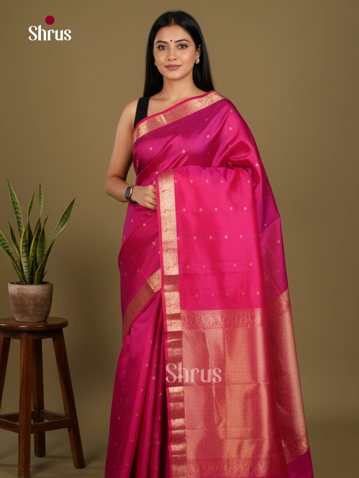 Kanchipuram silk Saree - EDS04126 - Shop on Shrus.com