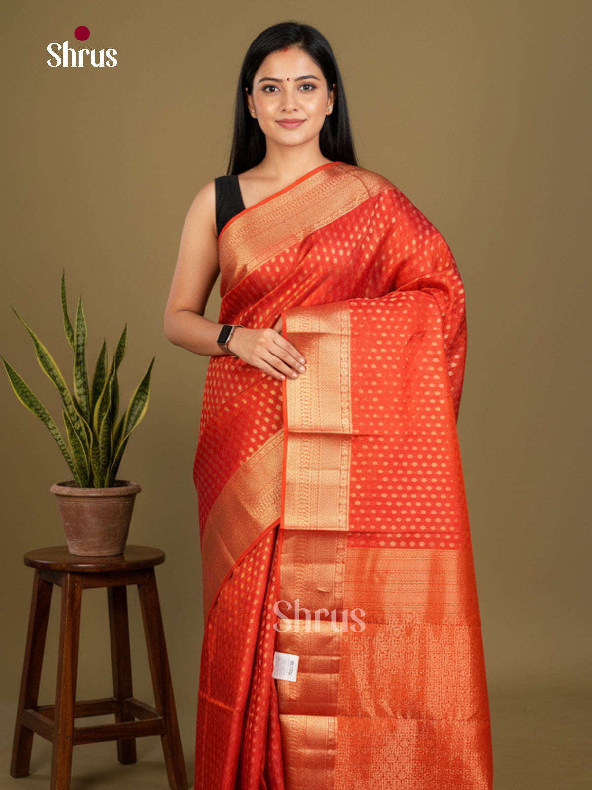 Kanchipuram silk Saree - EDS04136 - Shop on Shrus.com