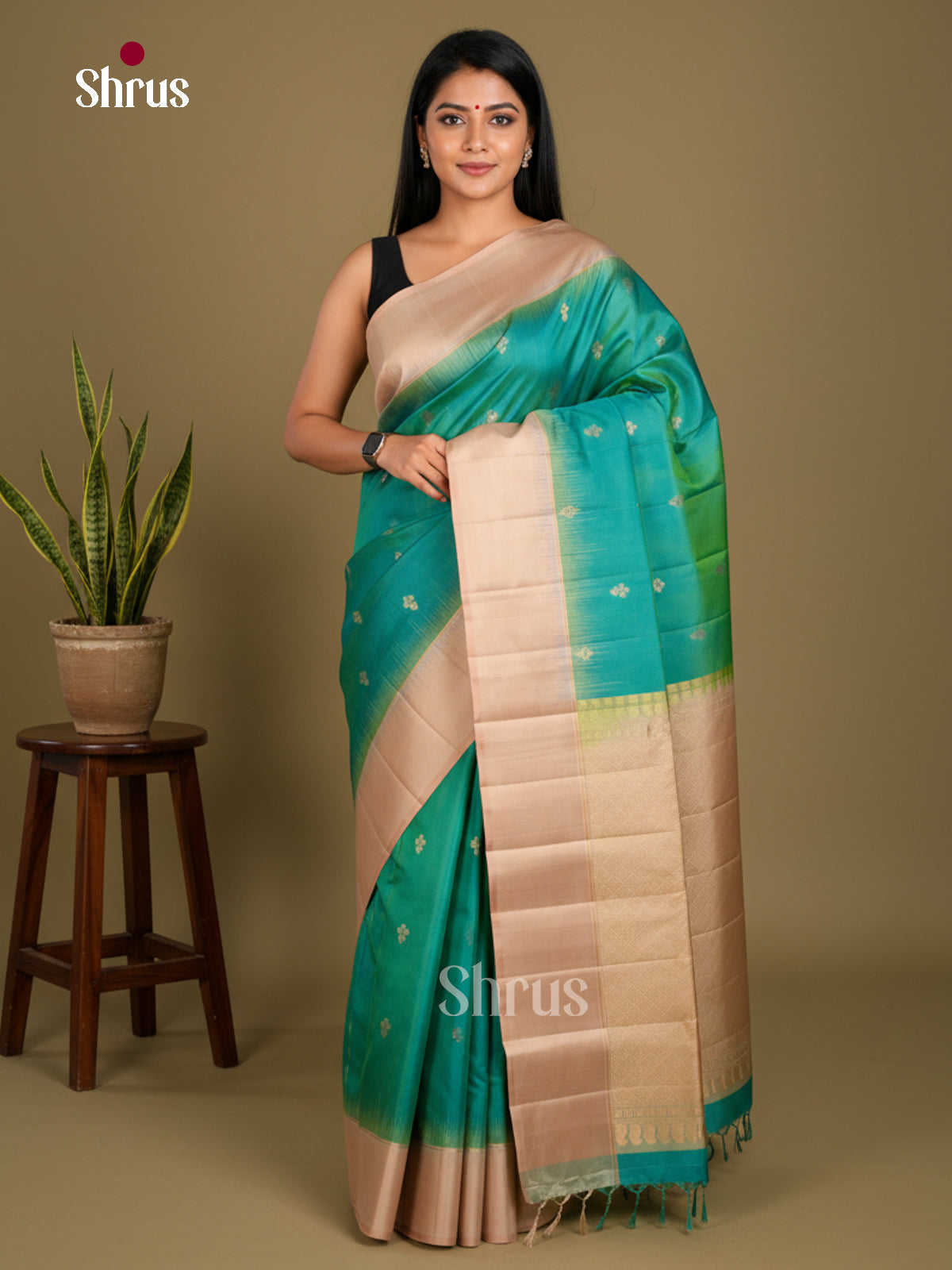 Soft Silk Saree - EDS04144 - Shop on Shrus.com