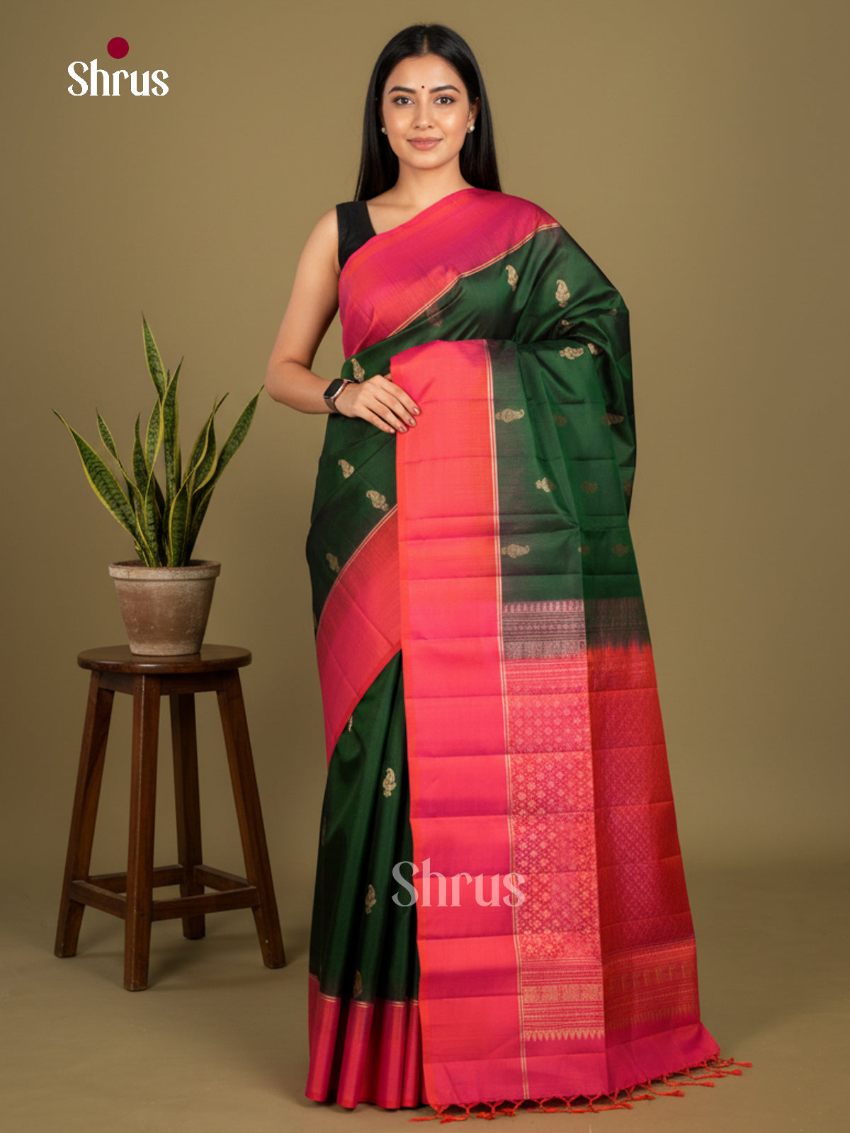 Soft Silk Saree - EDS04146 - Shop on Shrus.com