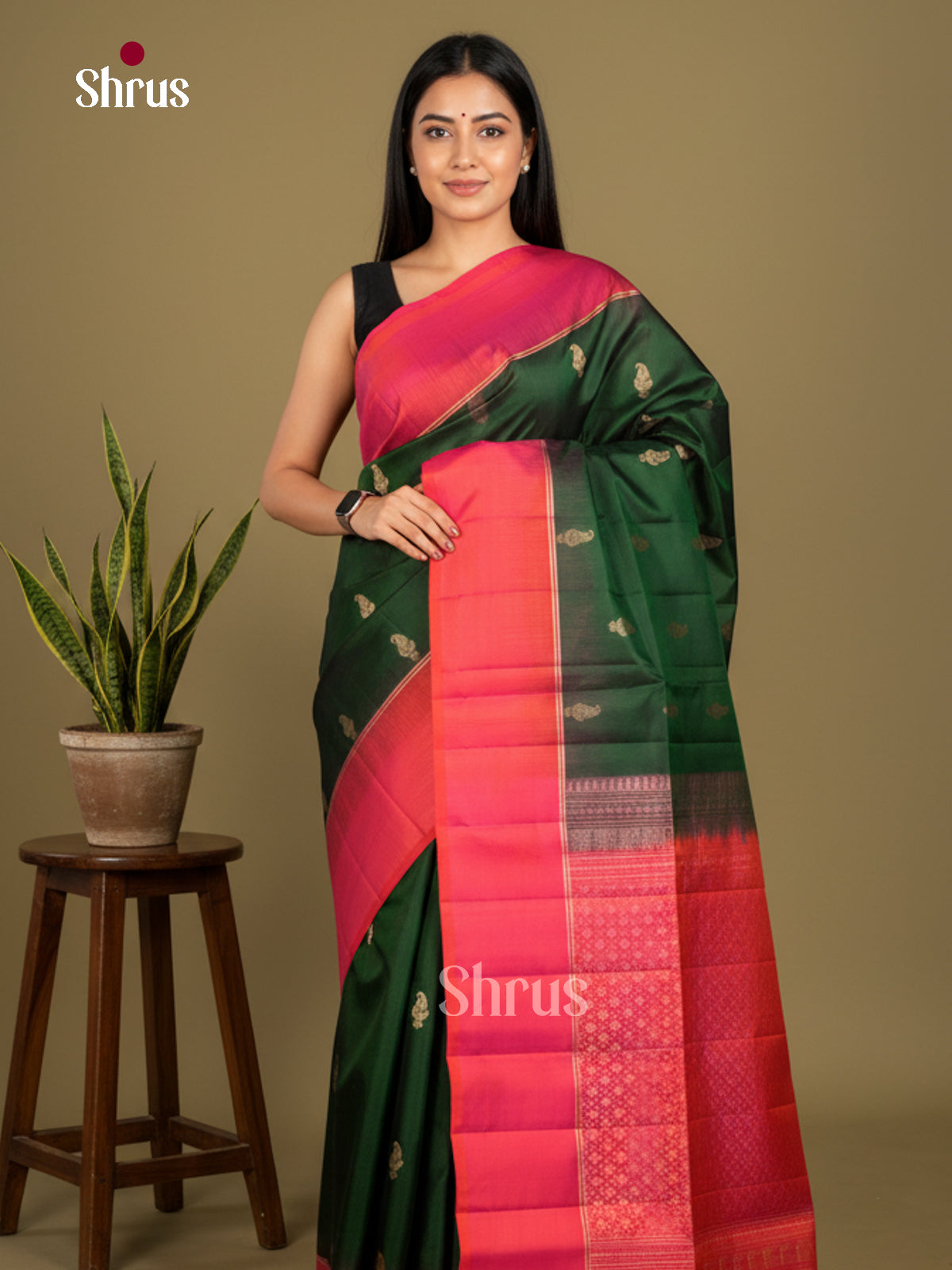 Soft Silk Saree - EDS04146 - Shop on Shrus.com