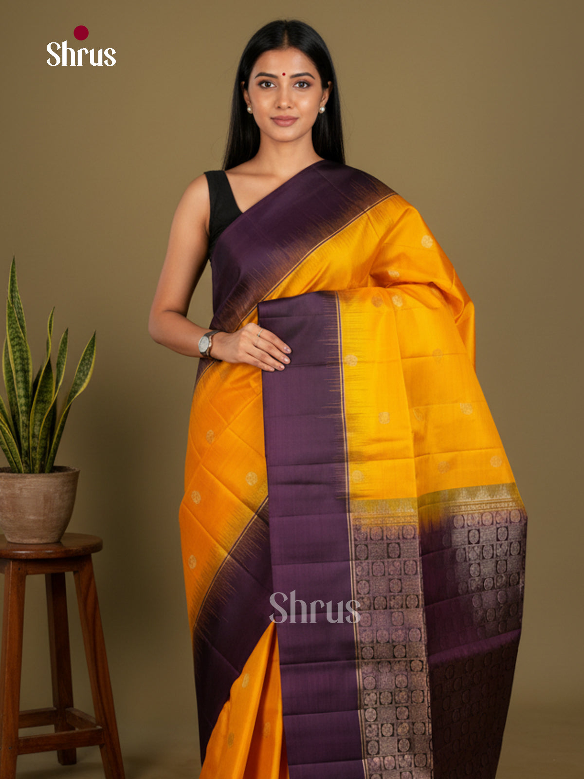 Soft Silk Saree - EDS04147 - Shop on Shrus.com