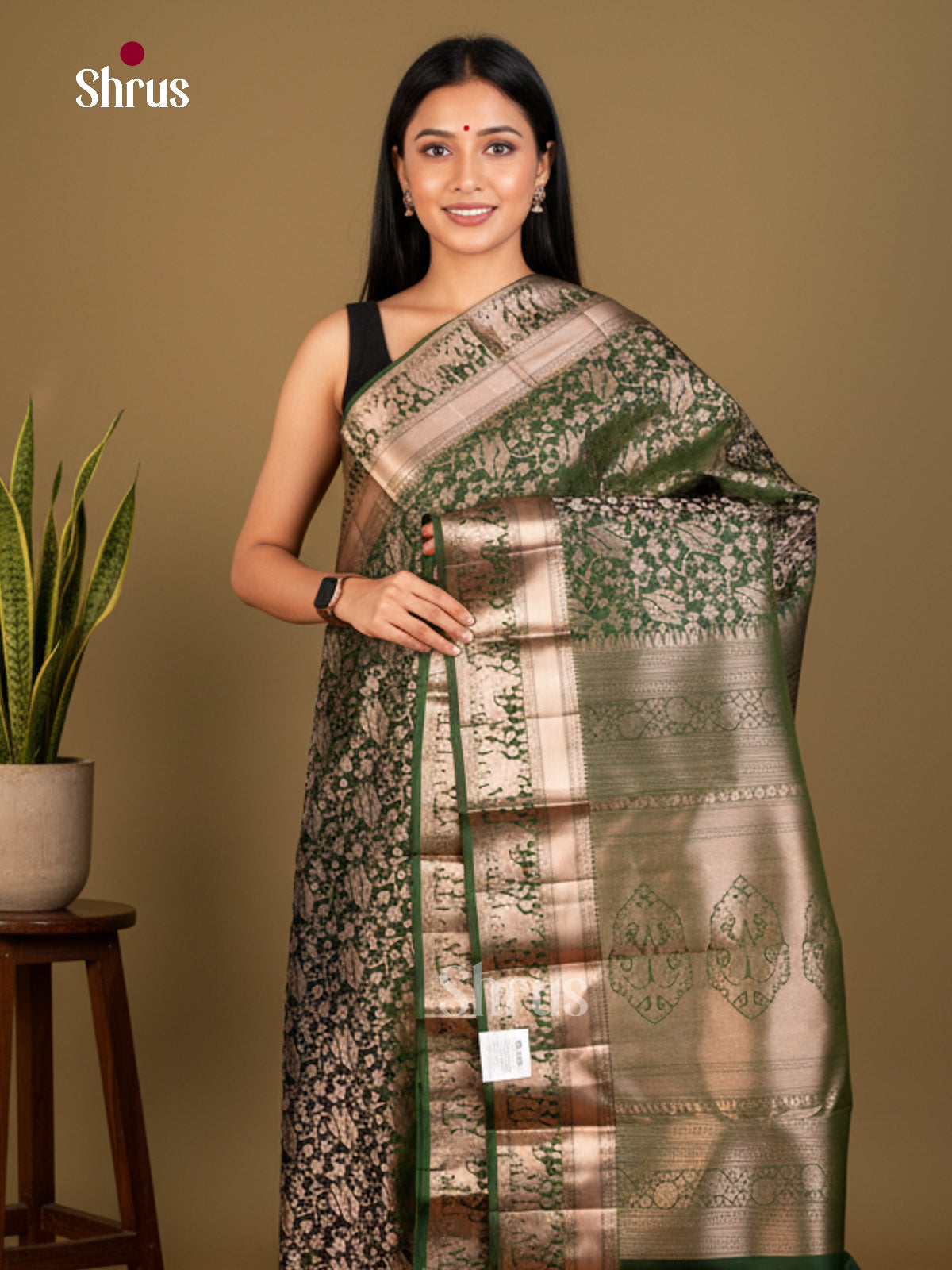 Kanchipuram silk Saree - EDS04180 - Shop on Shrus.com