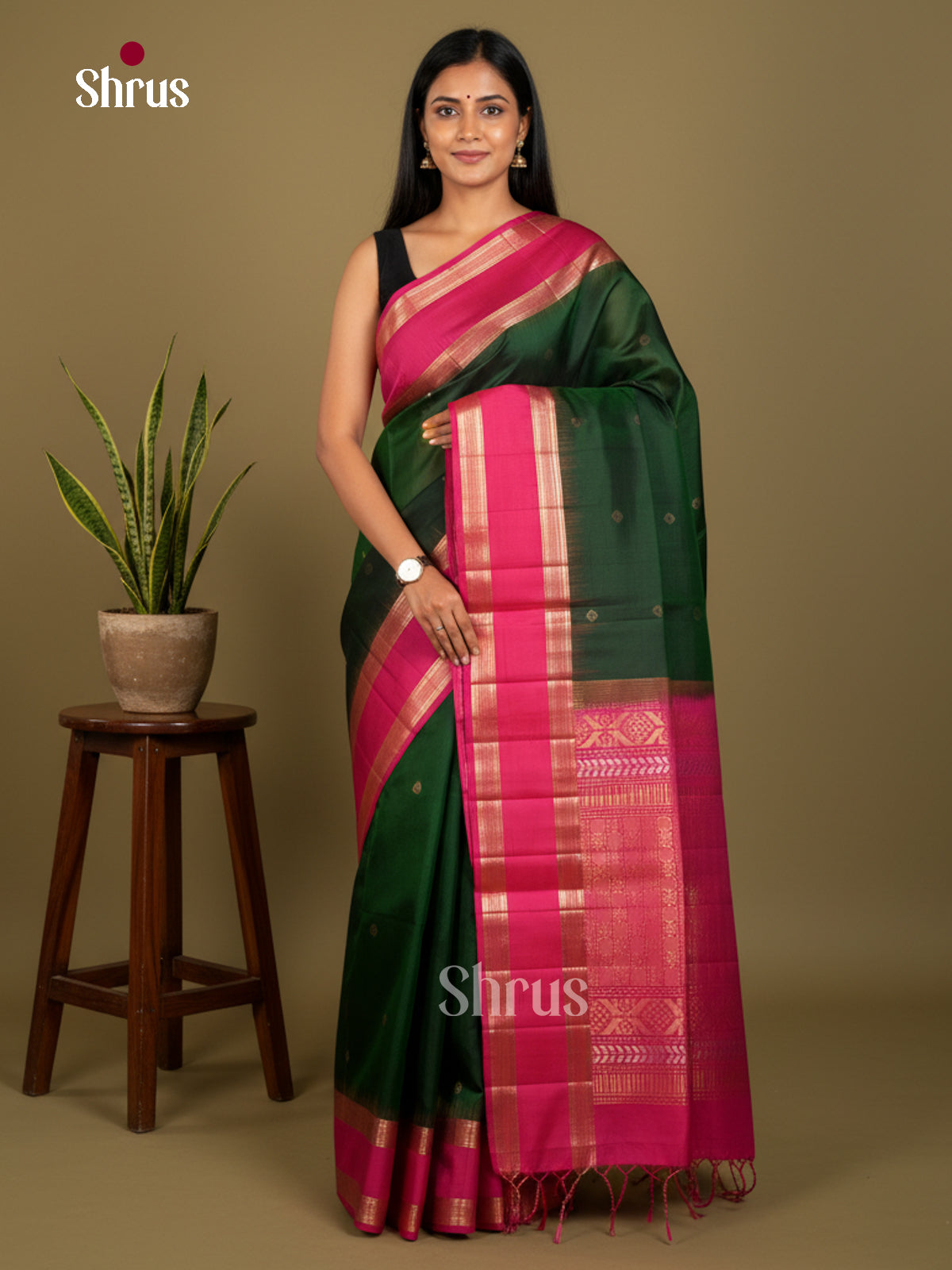 Soft Silk Saree - EDS04203 - Shop on Shrus.com