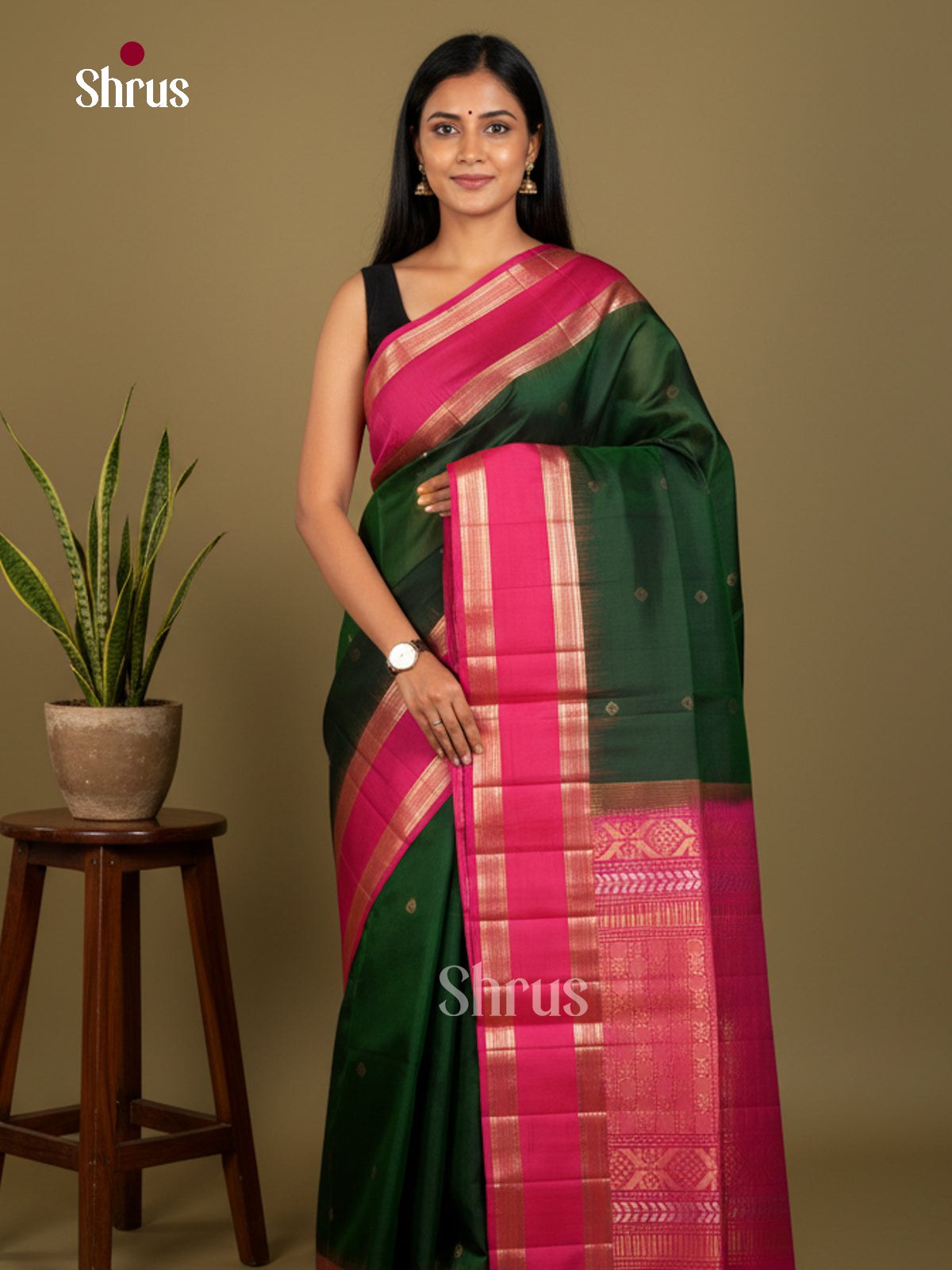 Soft Silk Saree - EDS04203 - Shop on Shrus.com