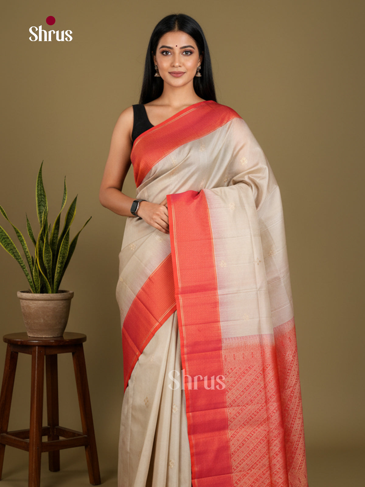 Soft Silk Saree - EDS04211 - Shop on Shrus.com