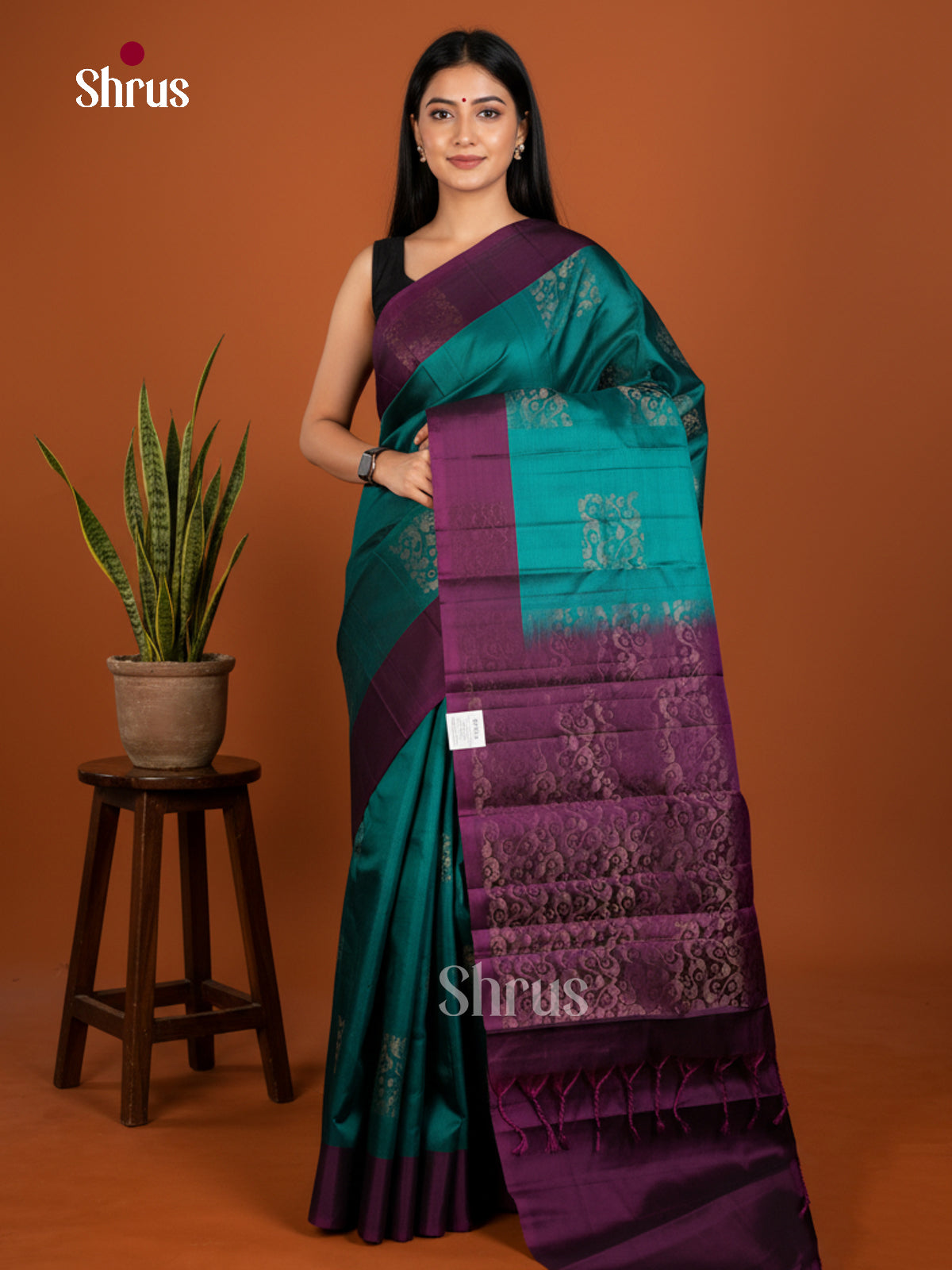 Softsilk-halfpure Saree - EDS04214 - Shop on Shrus.com