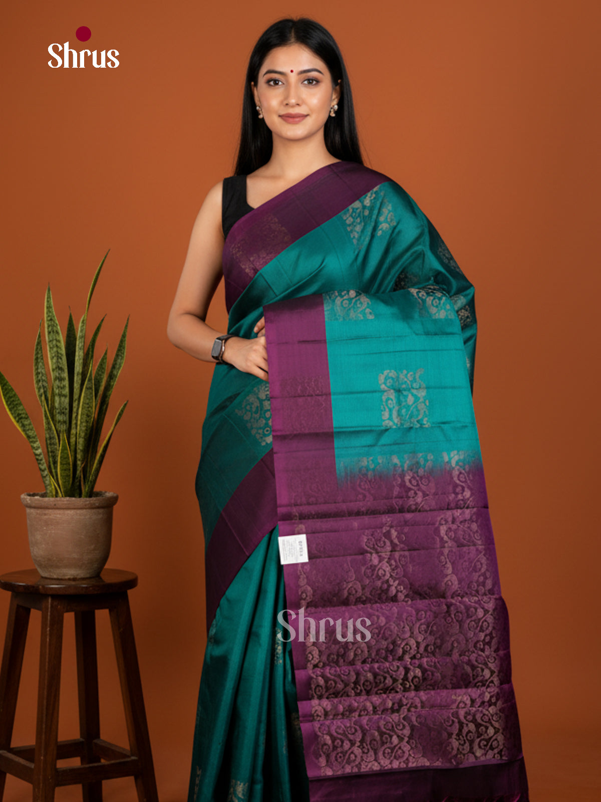 Softsilk-halfpure Saree - EDS04214 - Shop on Shrus.com