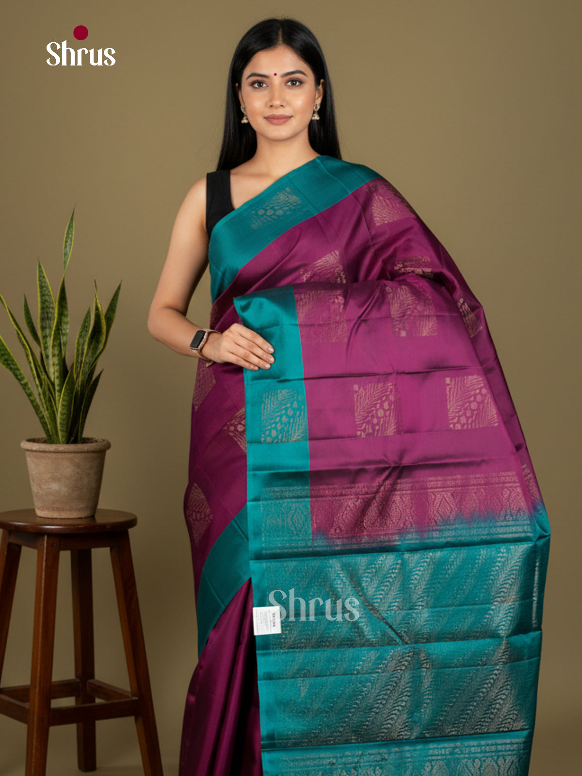 Softsilk-halfpure Saree - EDS04217 - Shop on Shrus.com