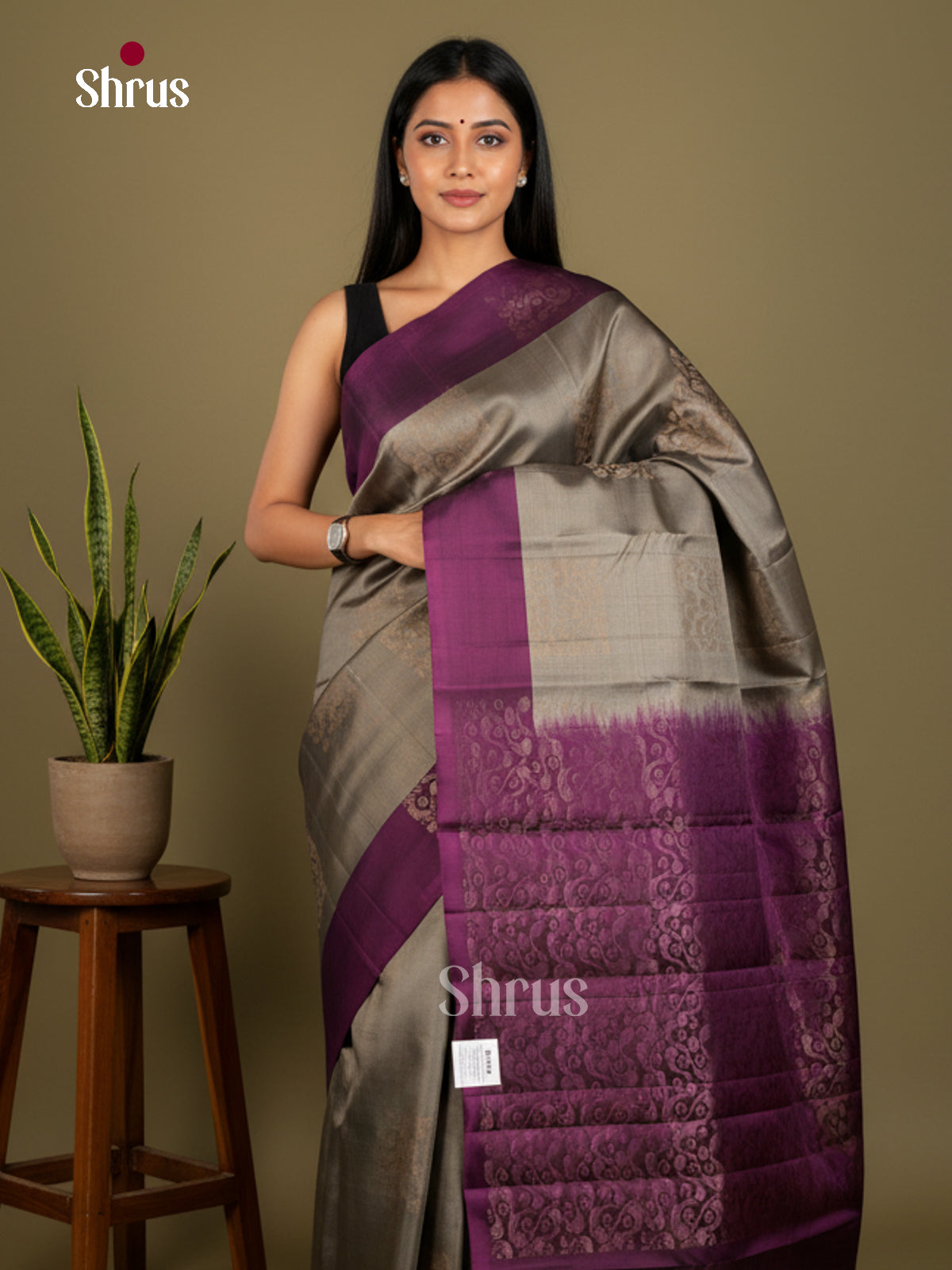 Softsilk-halfpure Saree - EDS04225 - Shop on Shrus.com