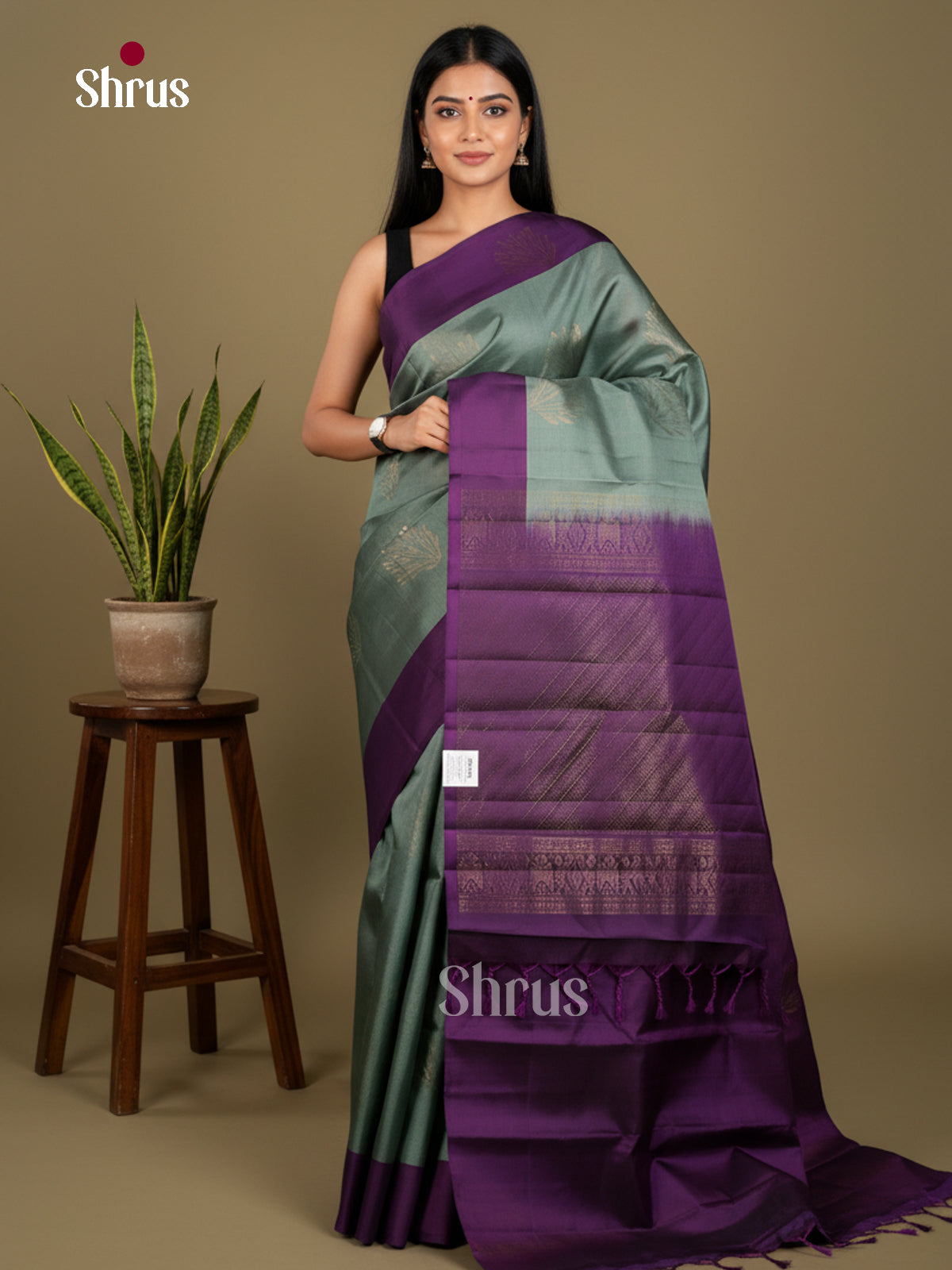 Softsilk-halfpure Saree - EDS04230 - Shop on Shrus.com