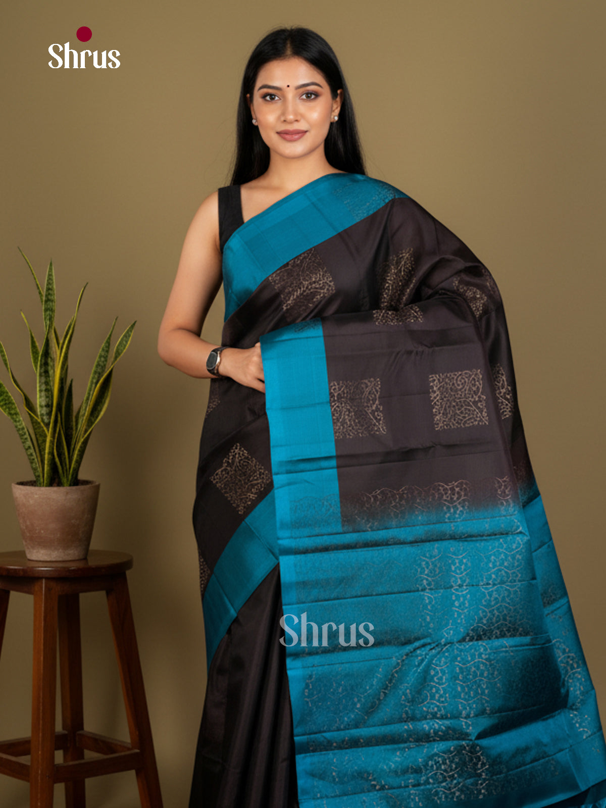 Softsilk-halfpure Saree - EDS04232 - Shop on Shrus.com