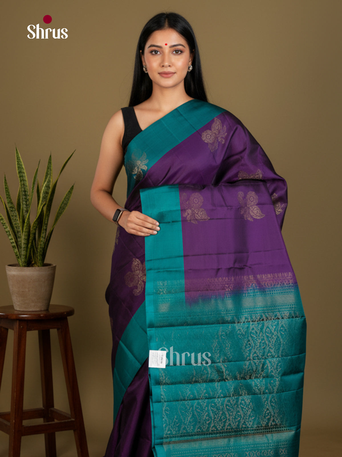 Softsilk-halfpure Saree - EDS04234 - Shop on Shrus.com