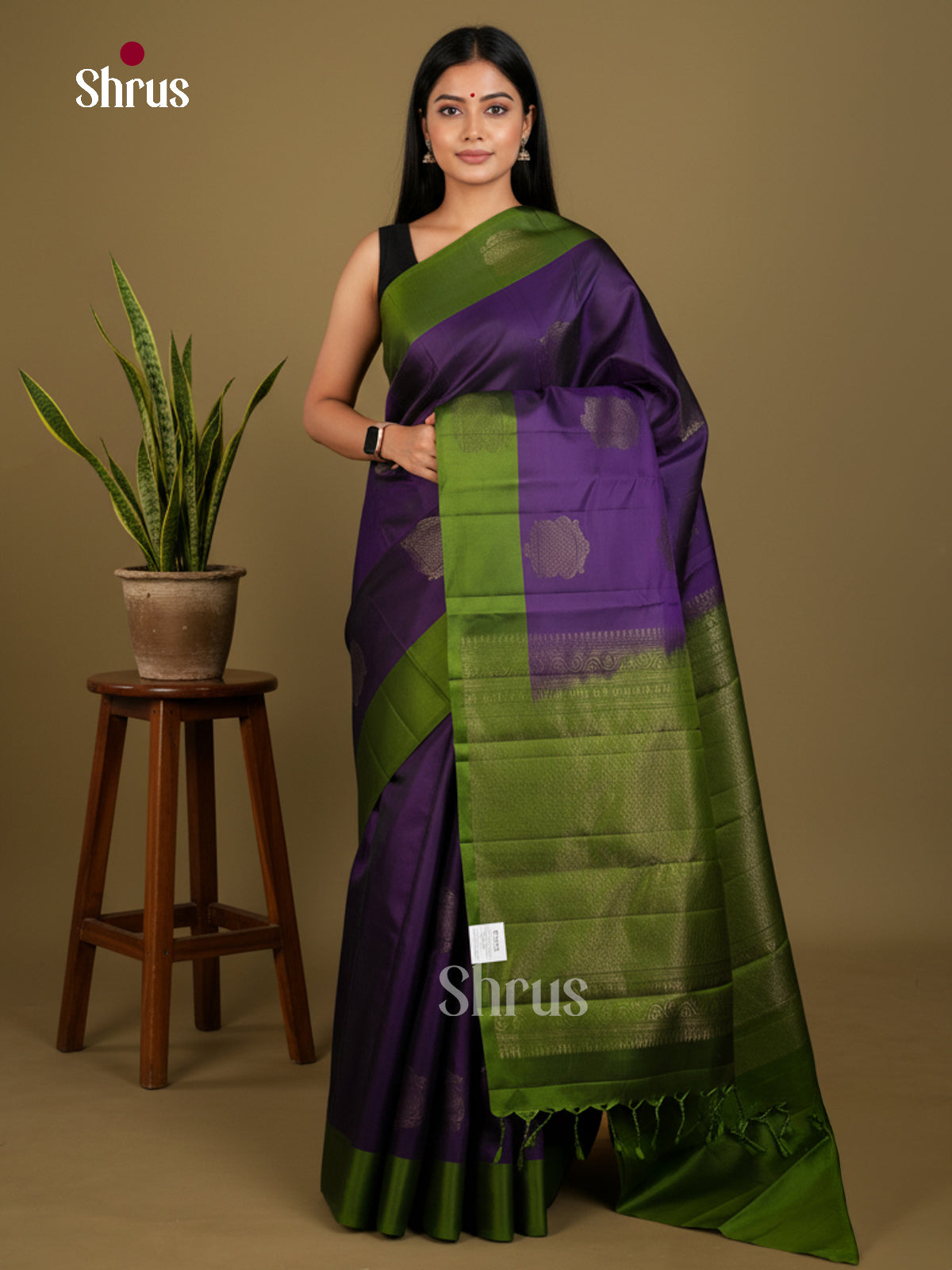 Softsilk-halfpure Saree - EDS04236 - Shop on Shrus.com