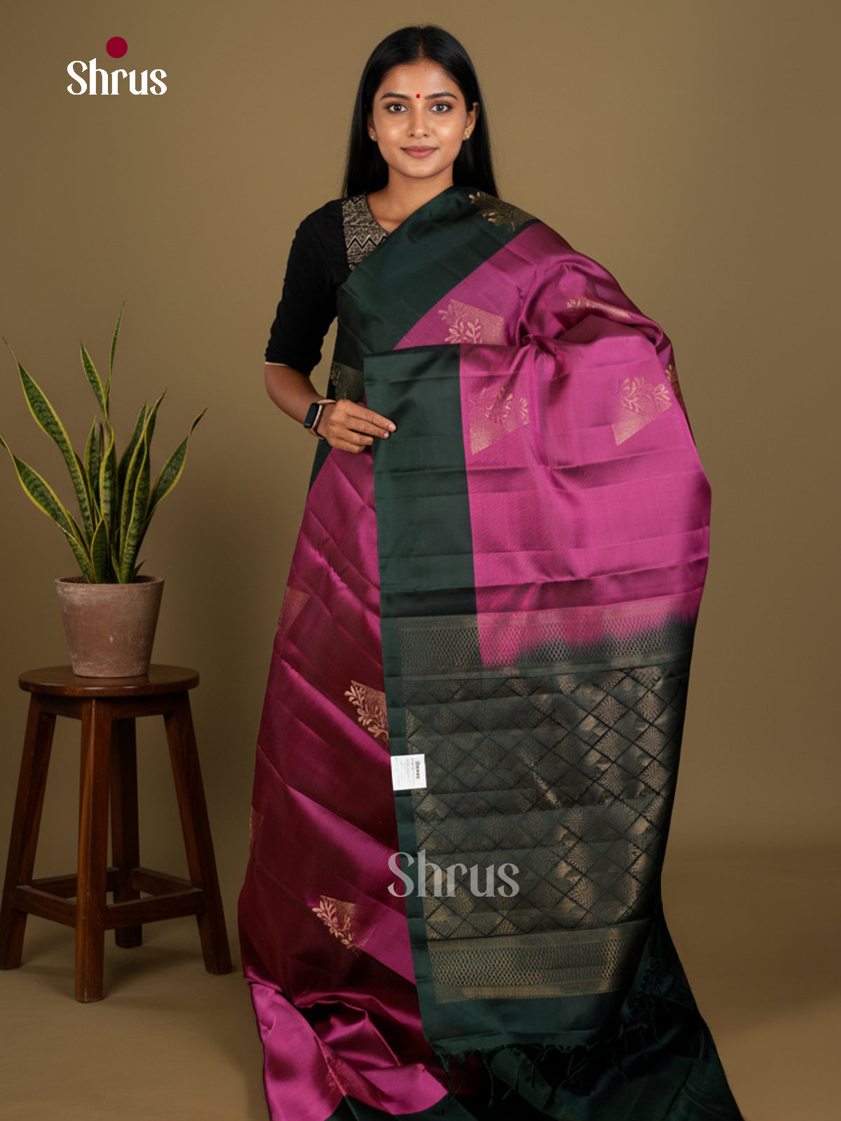 Softsilk-halfpure Saree - EDS04237 - Shop on Shrus.com