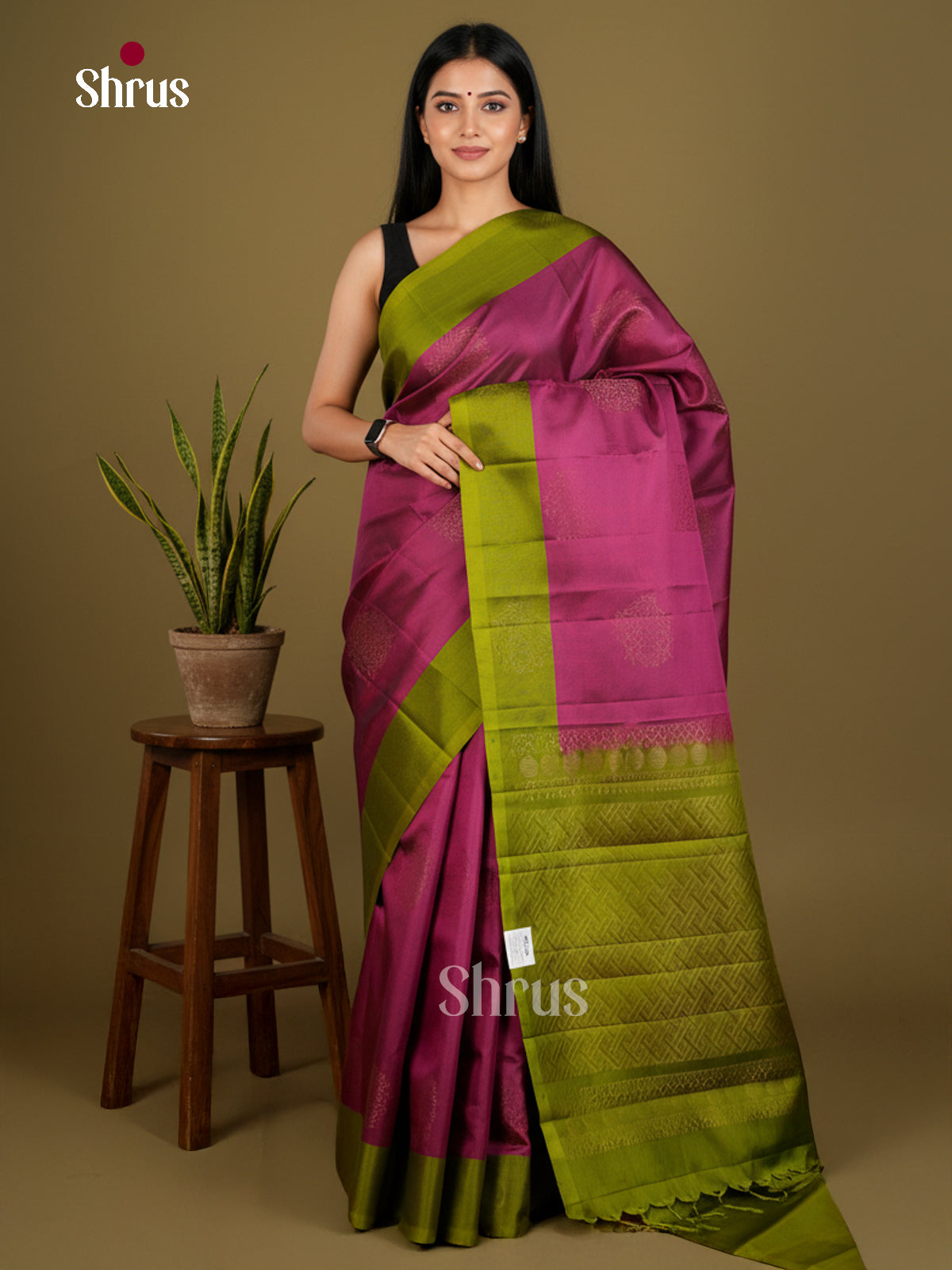 Softsilk-halfpure Saree - EDS04239 - Shop on Shrus.com