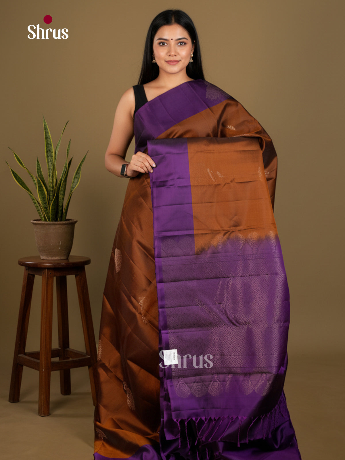Softsilk-halfpure Saree - EDS04240 - Shop on Shrus.com