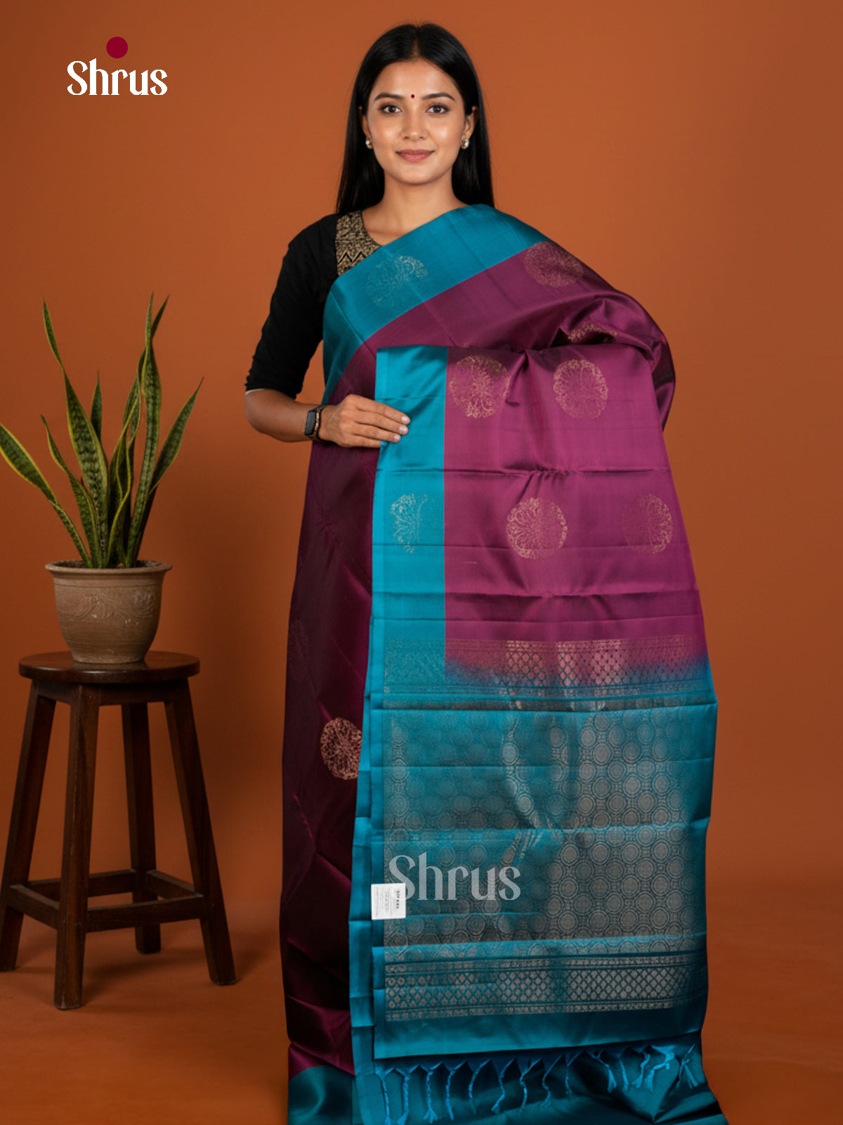 Softsilk-halfpure Saree - EDS04243 - Shop on Shrus.com