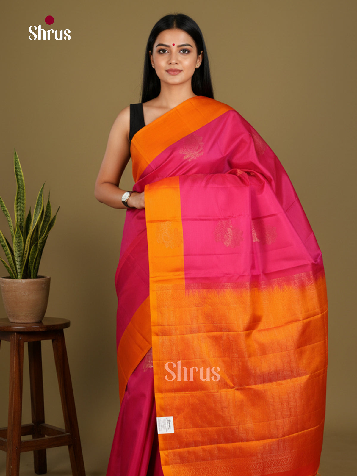 Softsilk-halfpure Saree - EDS04246 - Shop on Shrus.com