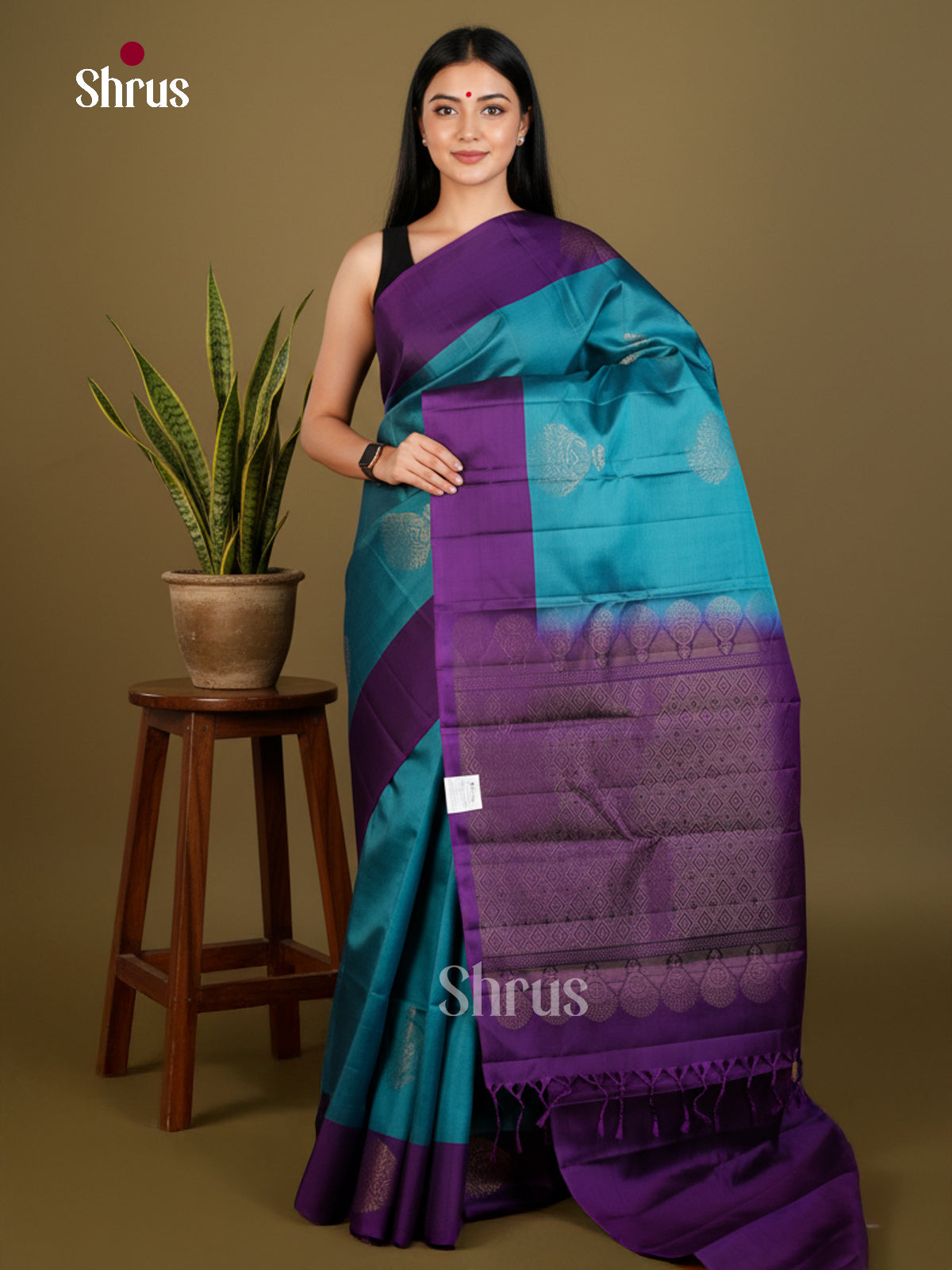 Softsilk-halfpure Saree - EDS04247 - Shop on Shrus.com