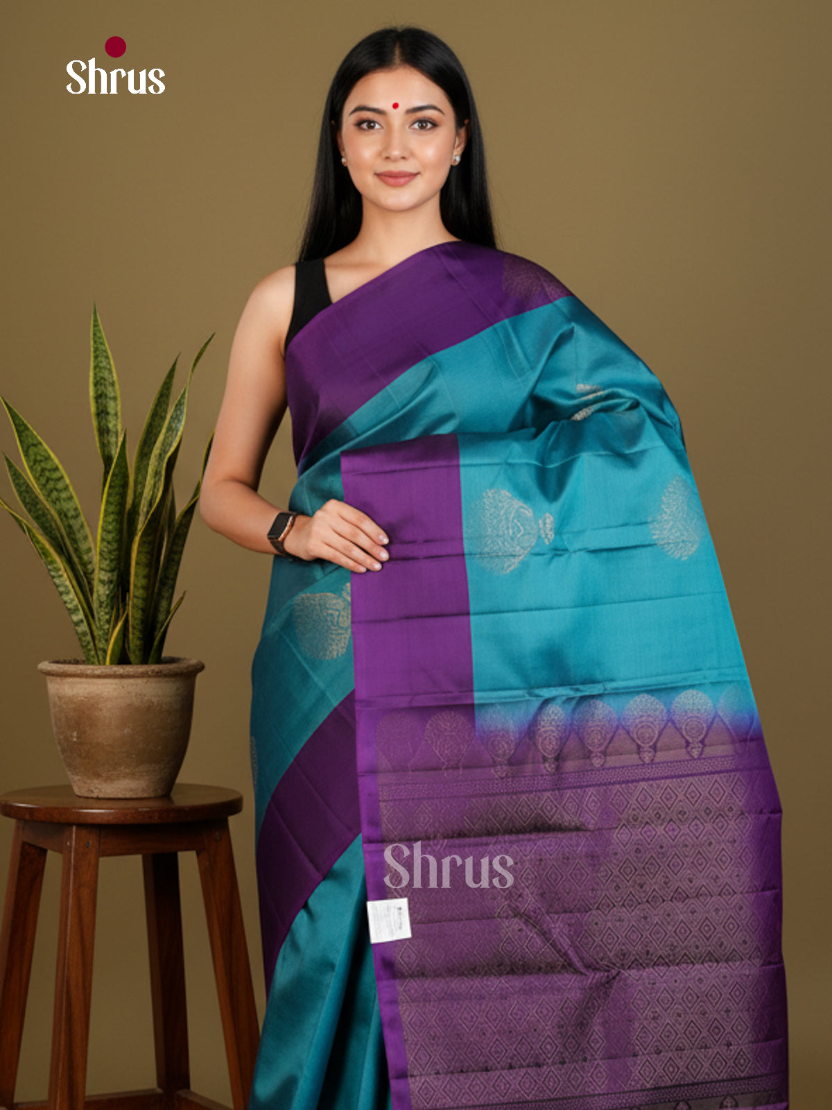 Softsilk-halfpure Saree - EDS04247 - Shop on Shrus.com