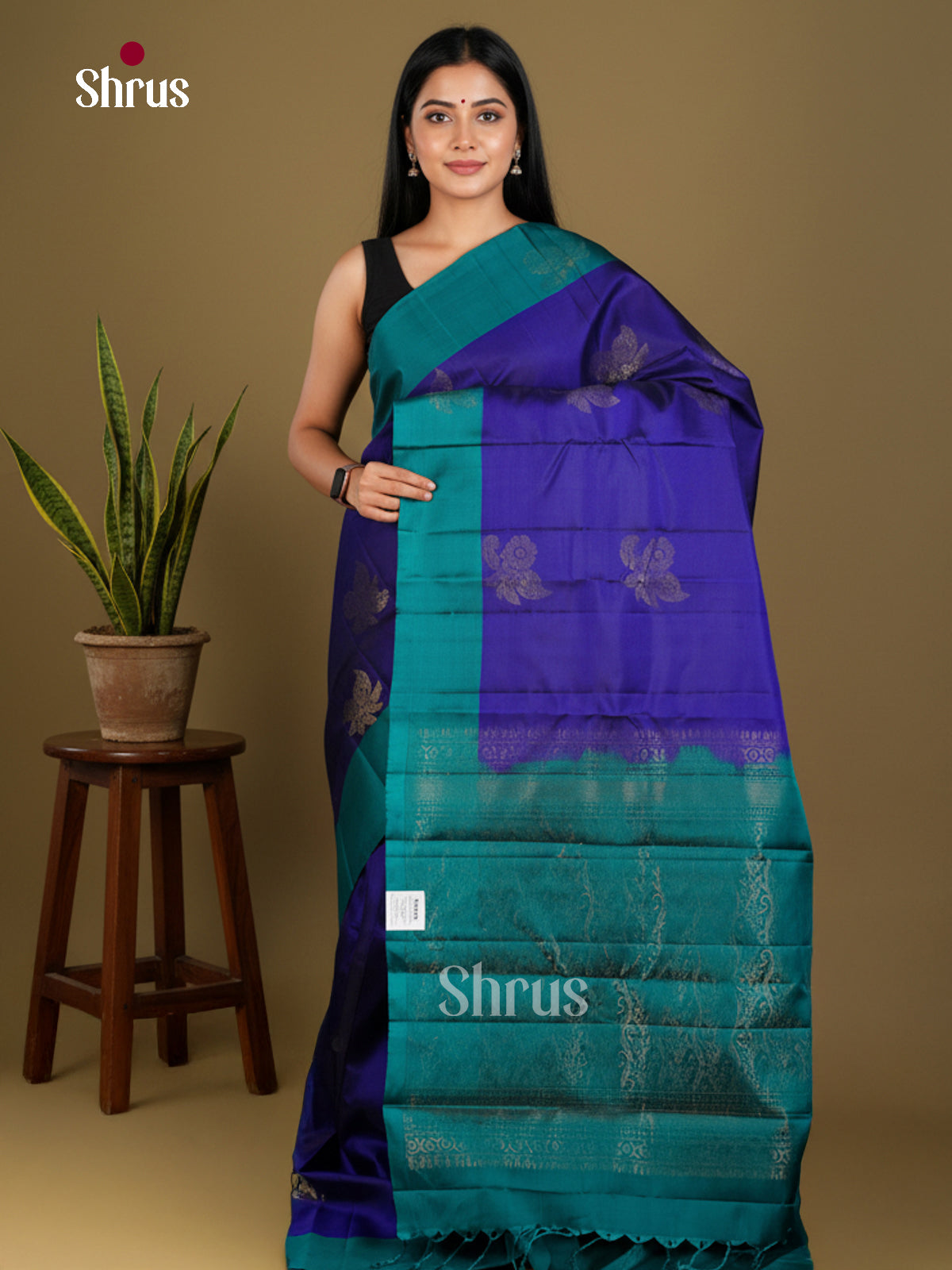 Softsilk-halfpure Saree - EDS04251 - Shop on Shrus.com
