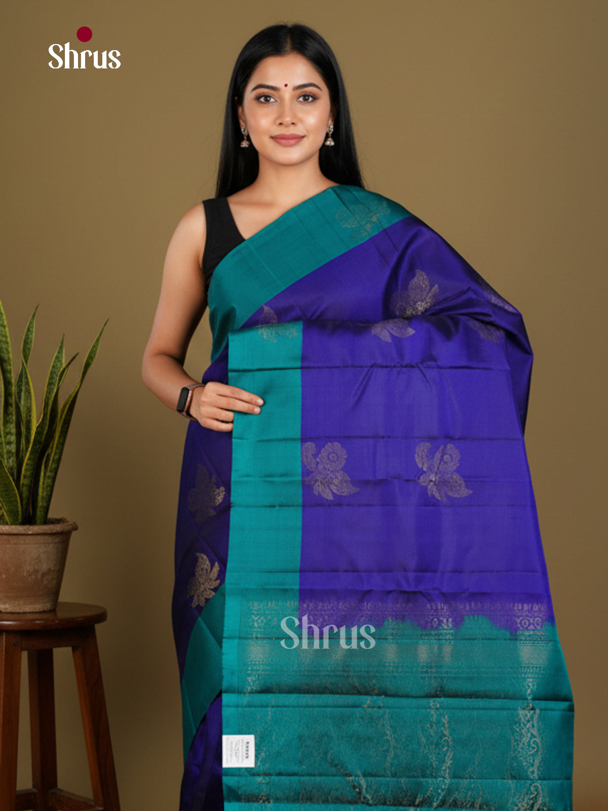 Softsilk-halfpure Saree - EDS04251 - Shop on Shrus.com
