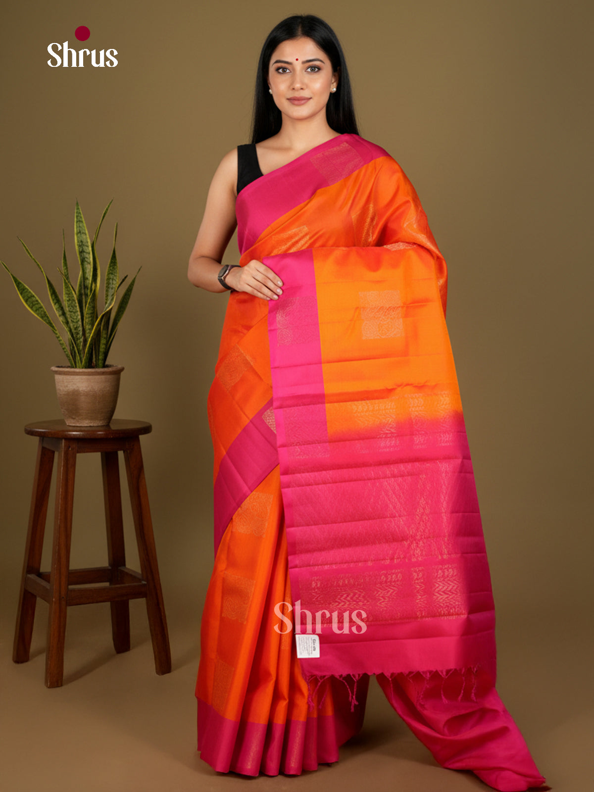 Softsilk-halfpure Saree - EDS04252 - Shop on Shrus.com