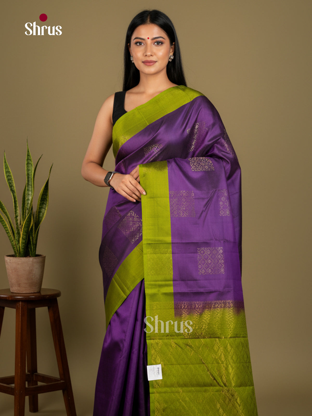 Softsilk-halfpure Saree - EDS04255 - Shop on Shrus.com
