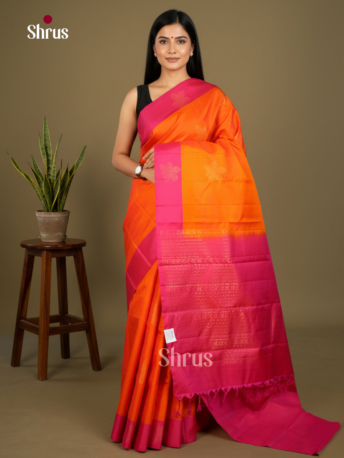 Softsilk-halfpure Saree - EDS04257 - Shop on Shrus.com