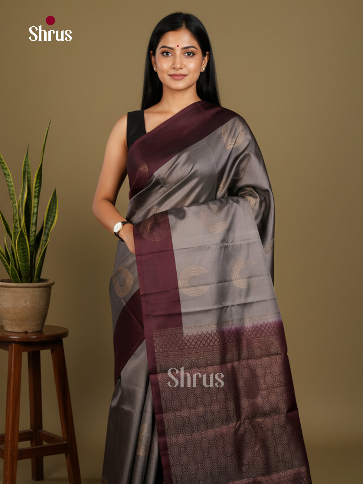Softsilk-halfpure Saree - EDS04262 - Shop on Shrus.com