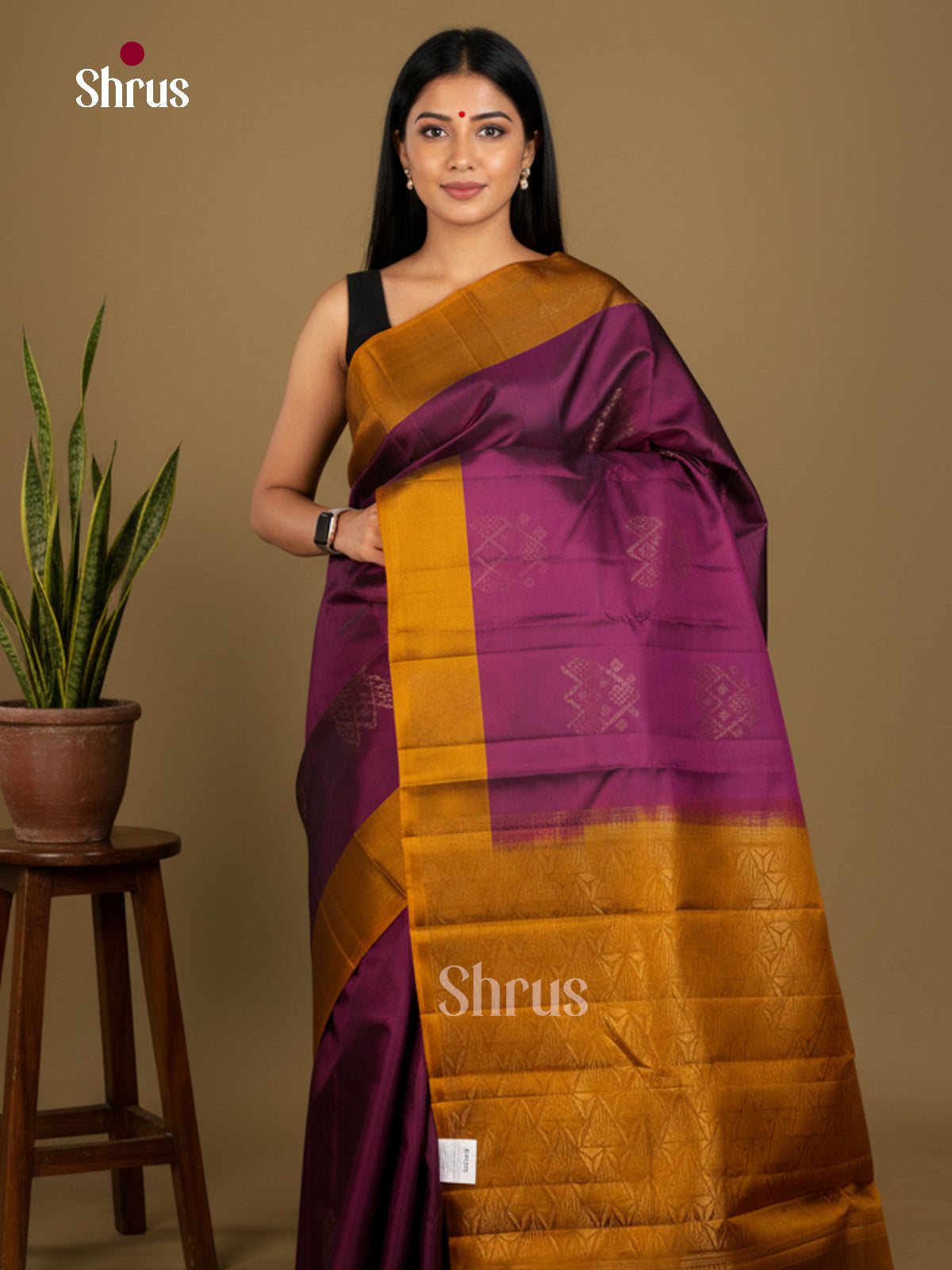 Softsilk-halfpure Saree - EDS04264 - Shop on Shrus.com