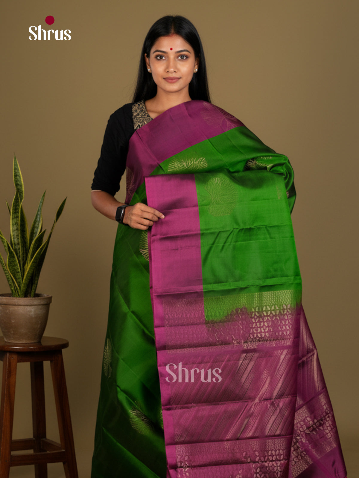 Softsilk-halfpure Saree - EDS04266 - Shop on Shrus.com