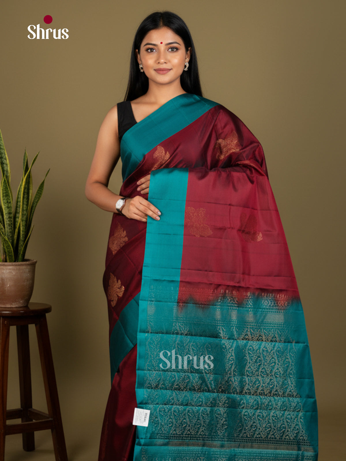 Softsilk-halfpure Saree - EDS04270 - Shop on Shrus.com