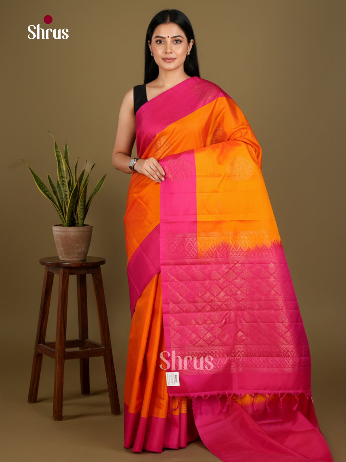 Softsilk-halfpure Saree - EDS04272 - Shop on Shrus.com
