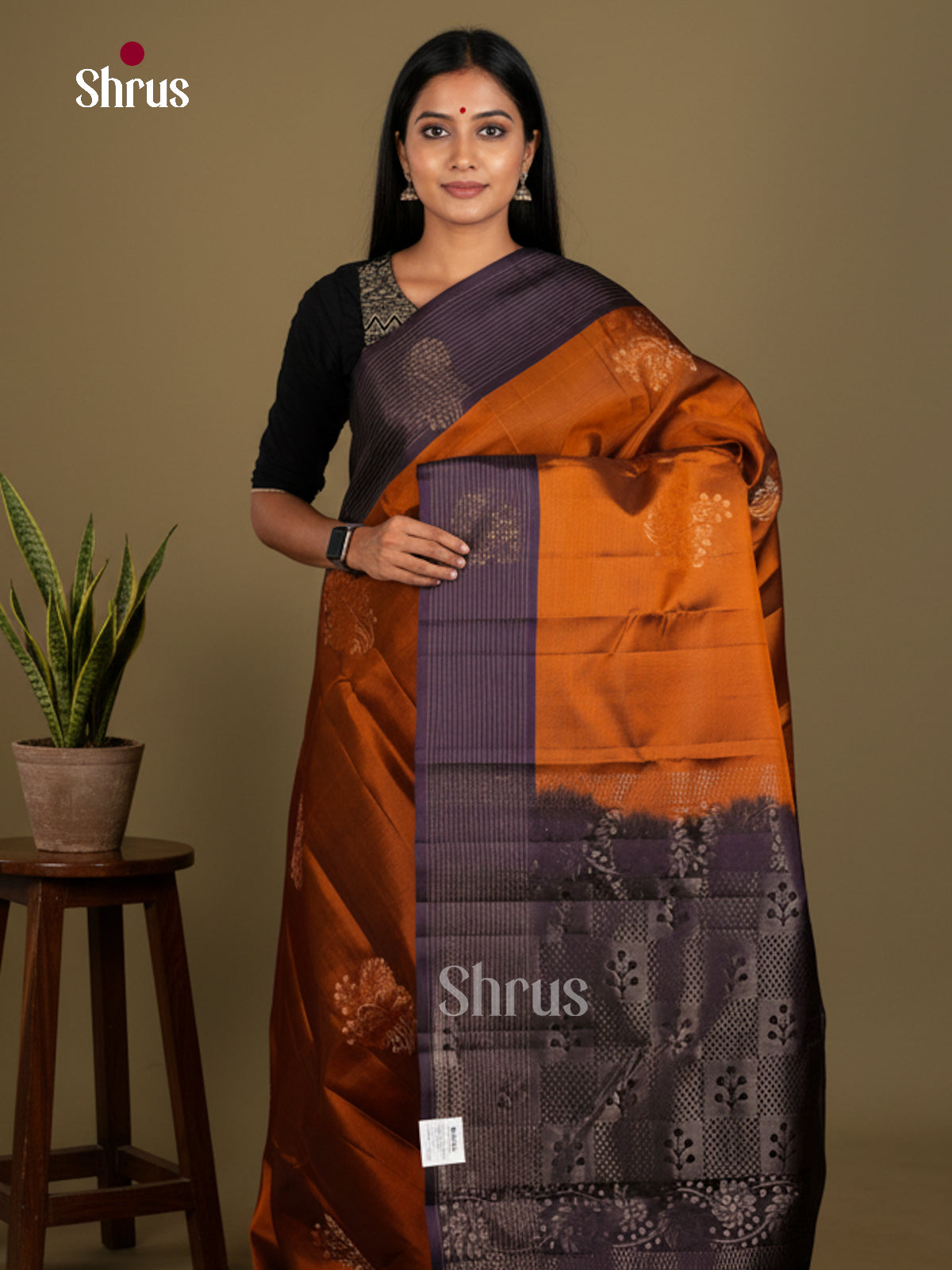 Softsilk-halfpure Saree - EDS04273 - Shop on Shrus.com