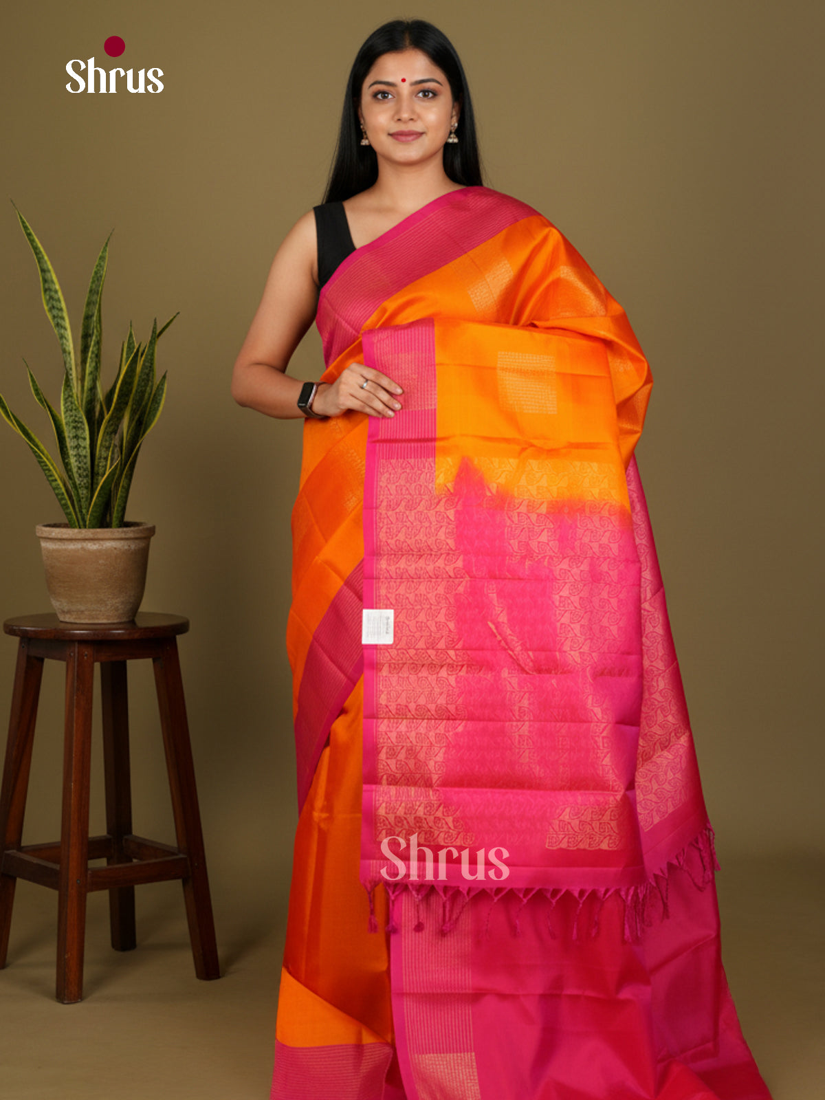 Softsilk-halfpure Saree - EDS04276 - Shop on Shrus.com