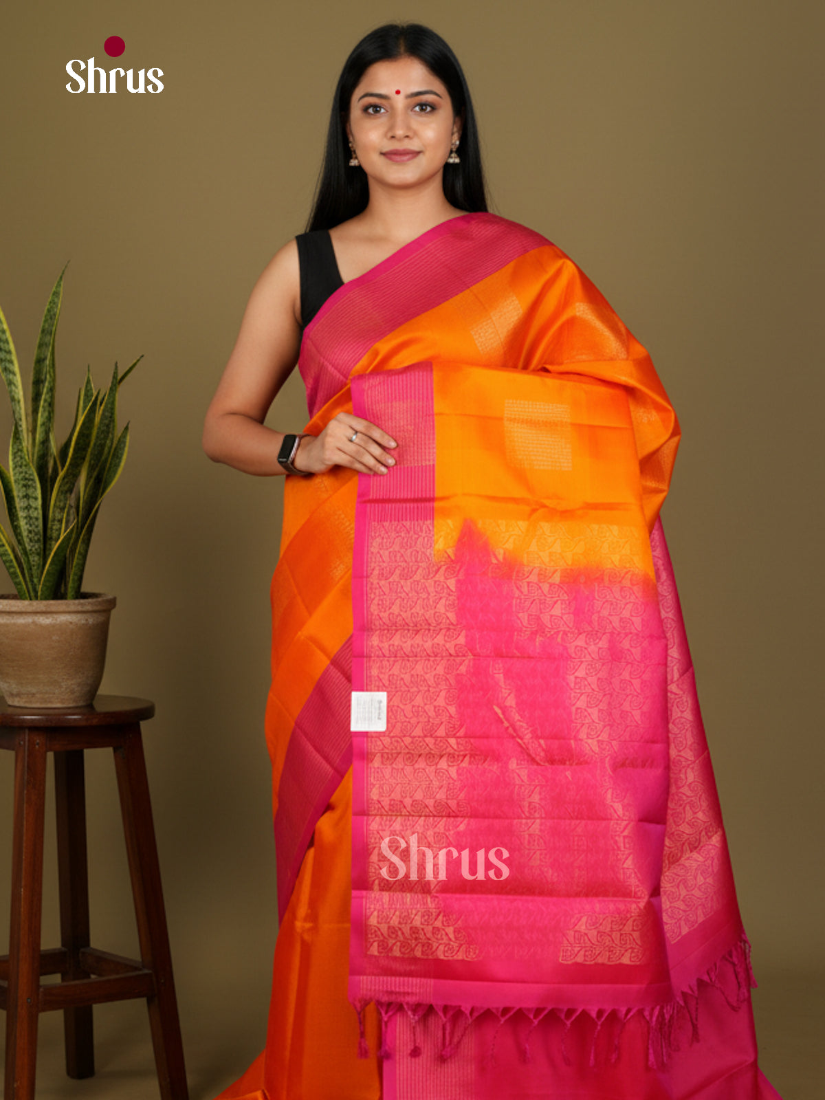 Softsilk-halfpure Saree - EDS04276 - Shop on Shrus.com