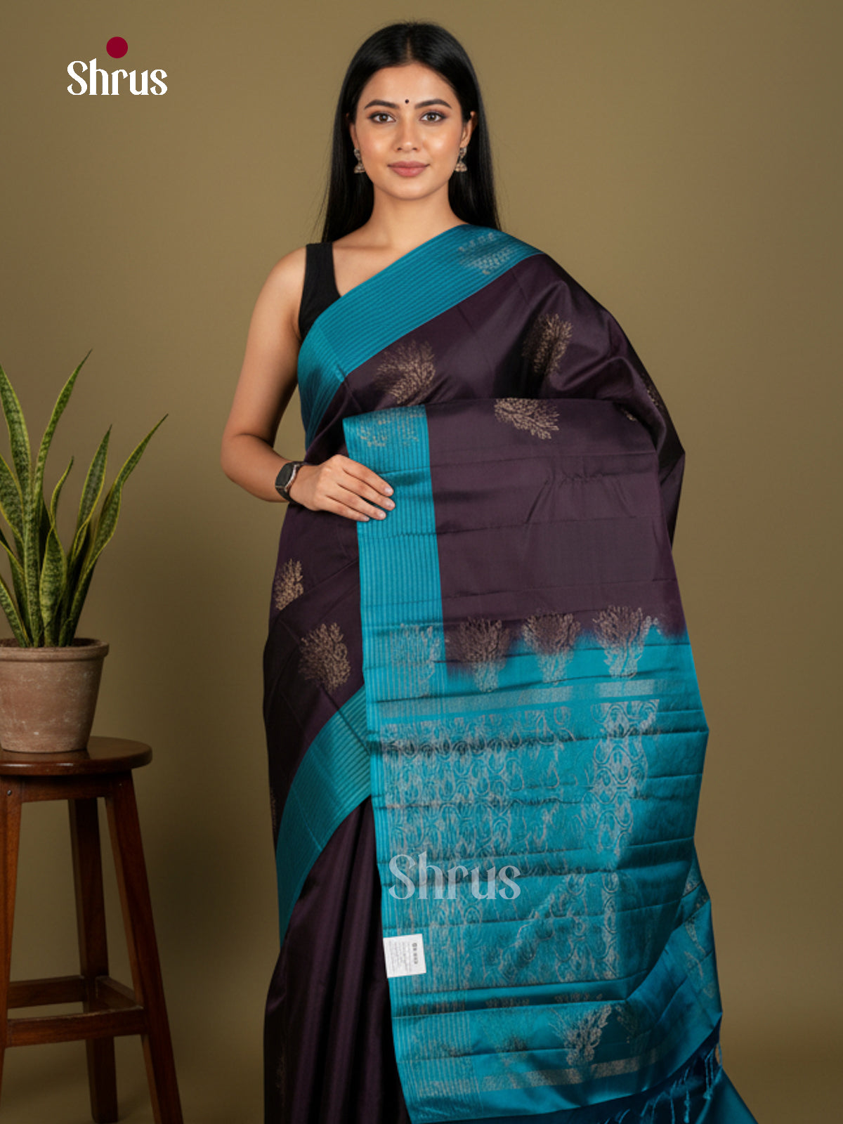 Softsilk-halfpure Saree - EDS04279 - Shop on Shrus.com