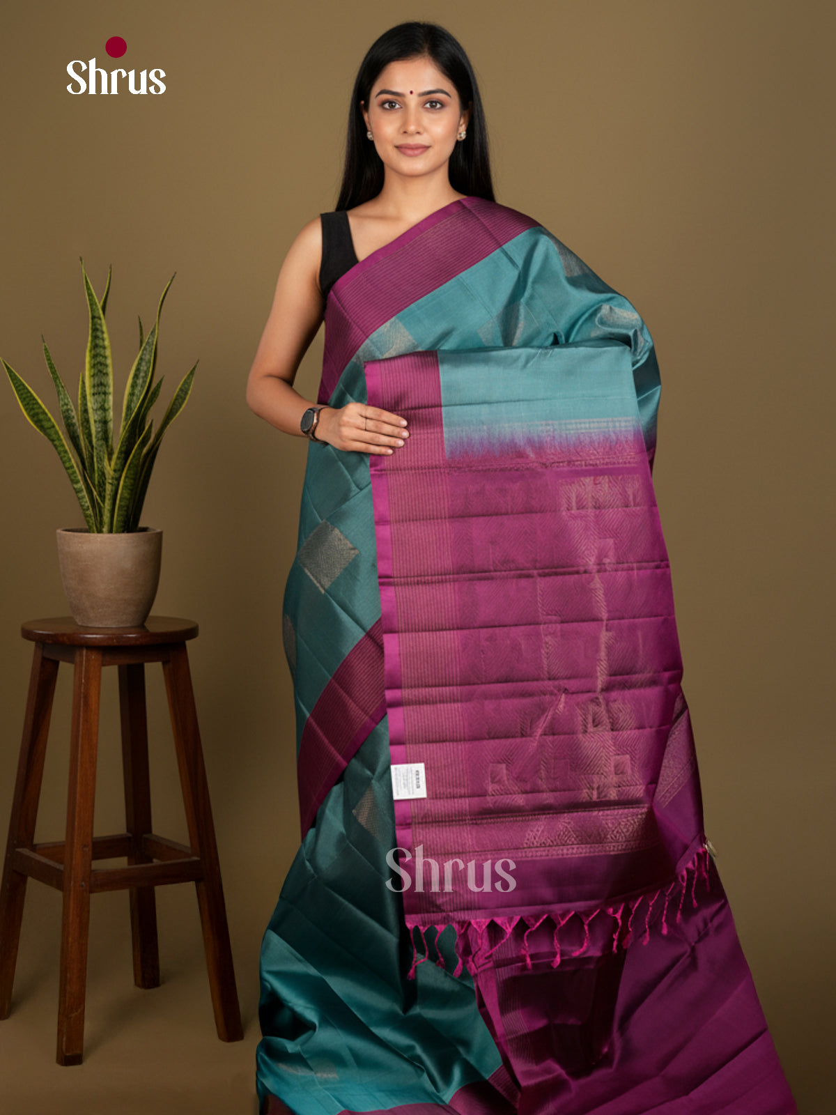 Softsilk-halfpure Saree - EDS04282 - Shop on Shrus.com