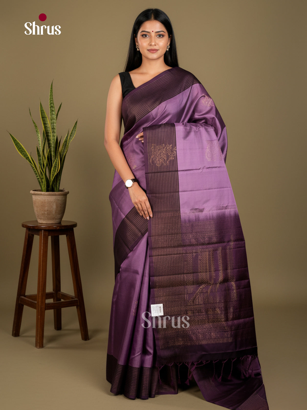 Softsilk-halfpure Saree - EDS04287 - Shop on Shrus.com