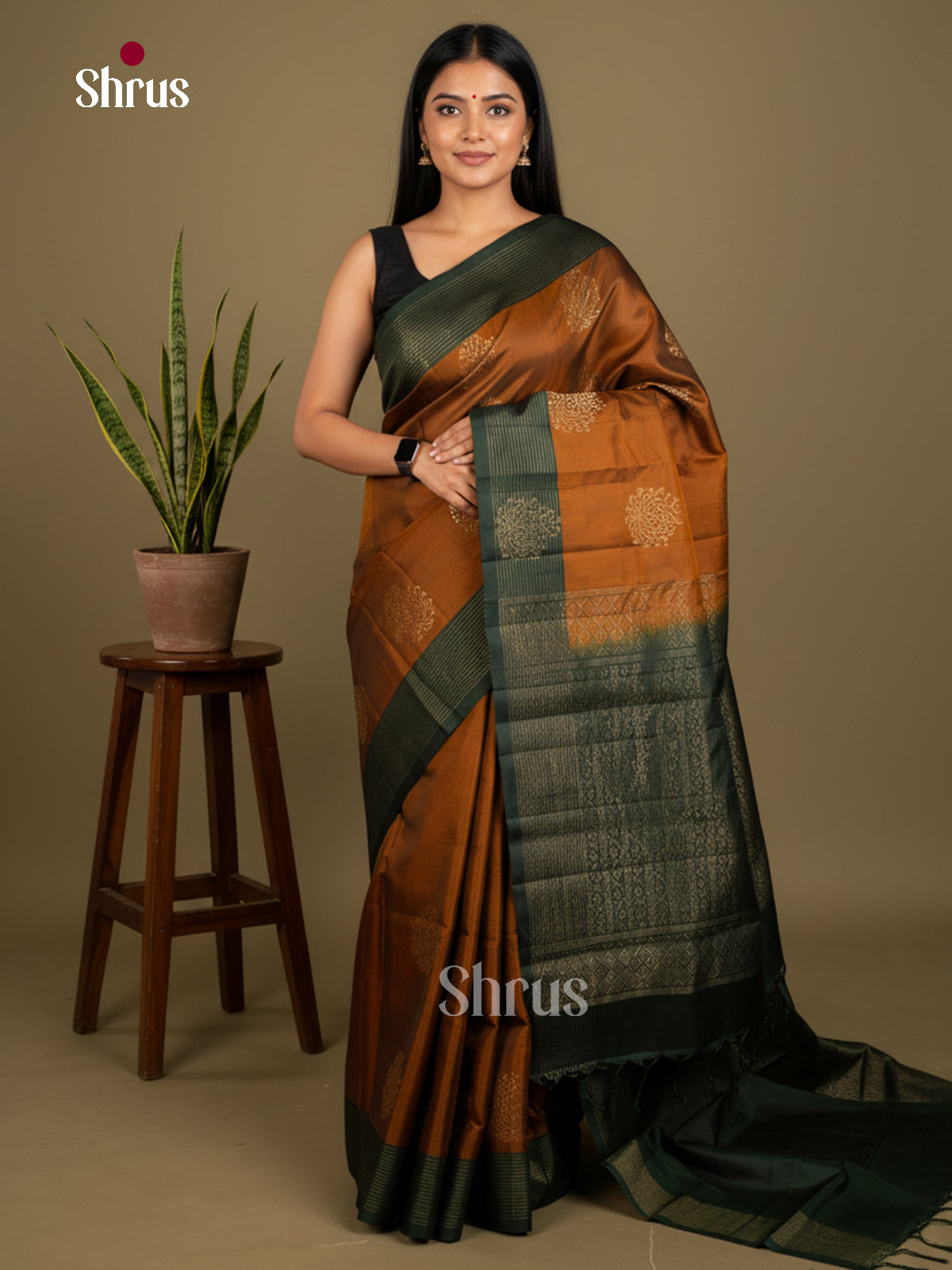 Softsilk-halfpure Saree - EDS04291 - Shop on Shrus.com