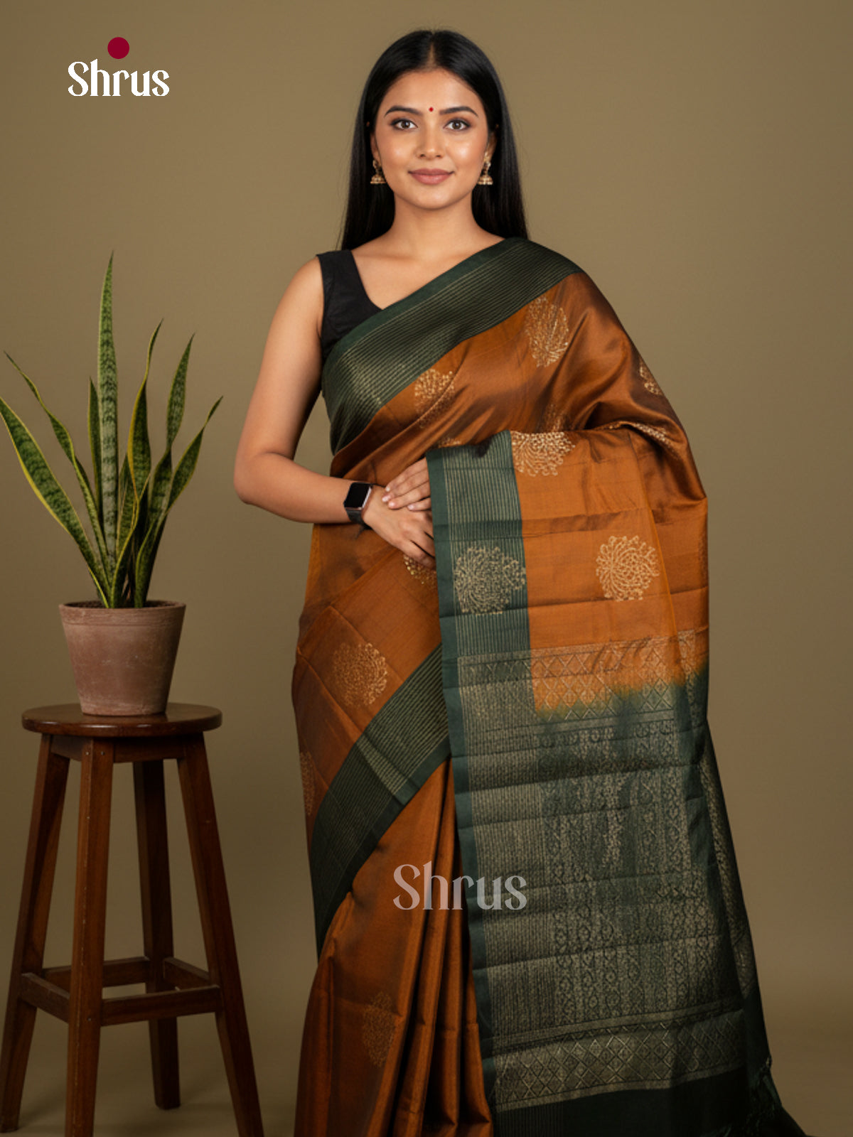 Softsilk-halfpure Saree - EDS04291 - Shop on Shrus.com