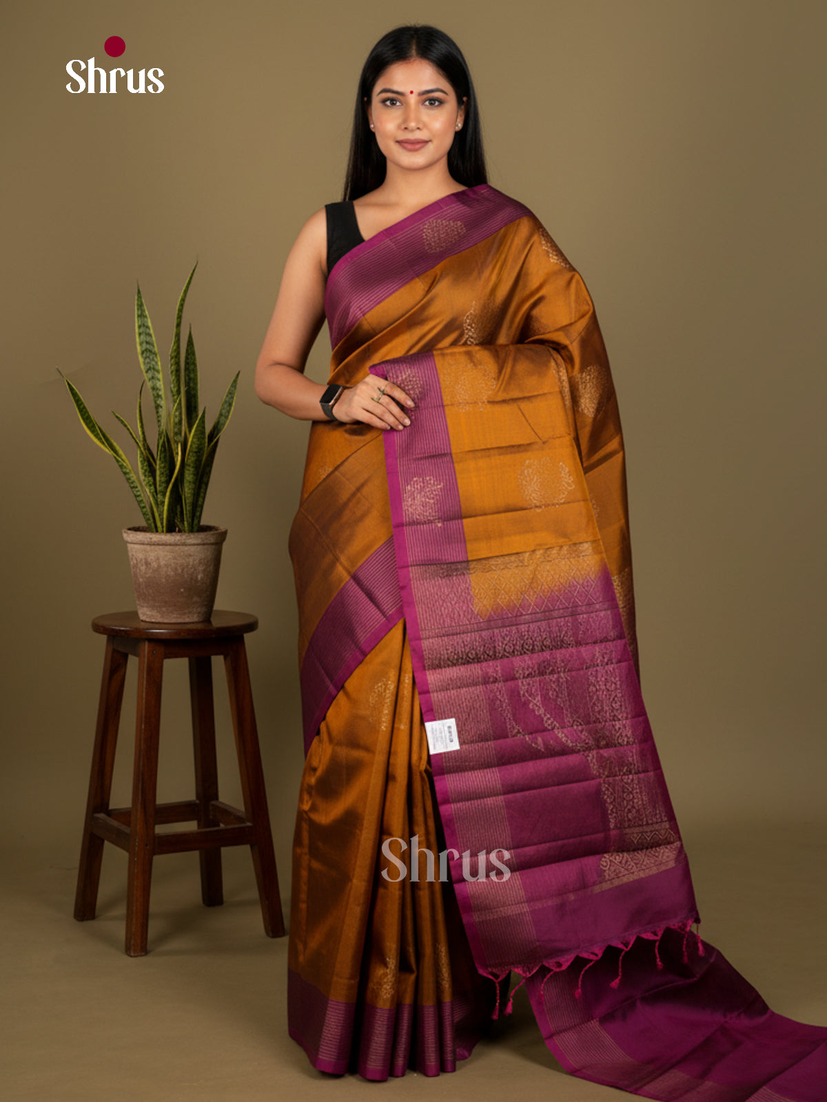 Softsilk-halfpure Saree - EDS04293 - Shop on Shrus.com