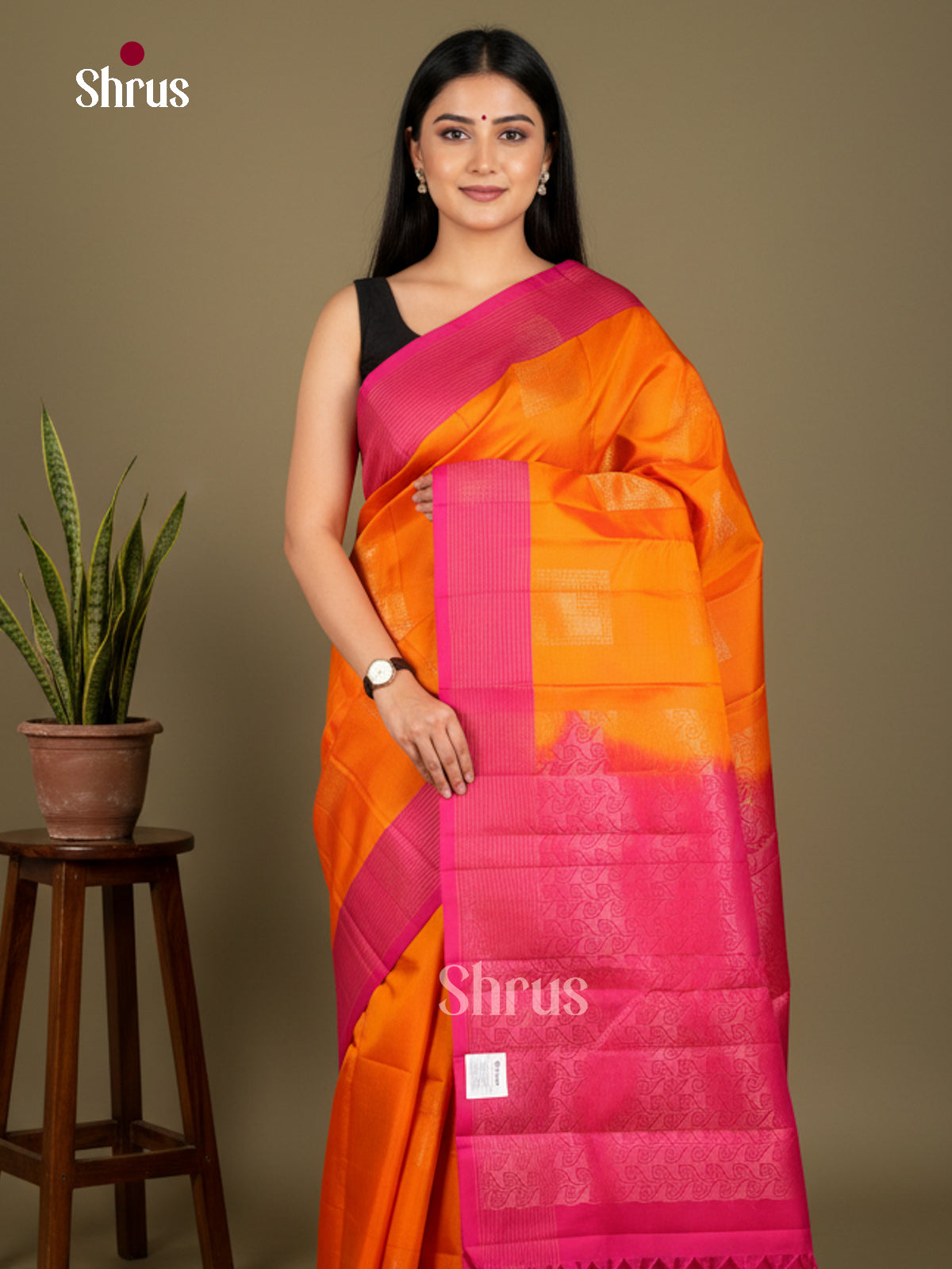 Softsilk-halfpure Saree - EDS04295 - Shop on Shrus.com