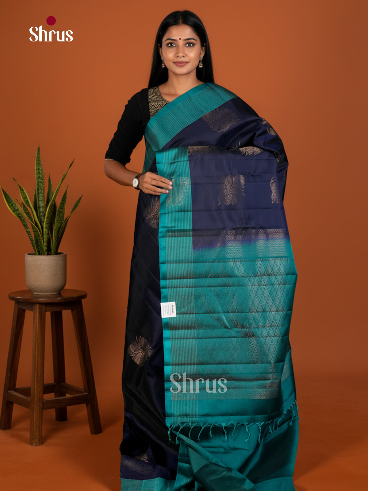 Softsilk-halfpure Saree - EDS04296 - Shop on Shrus.com